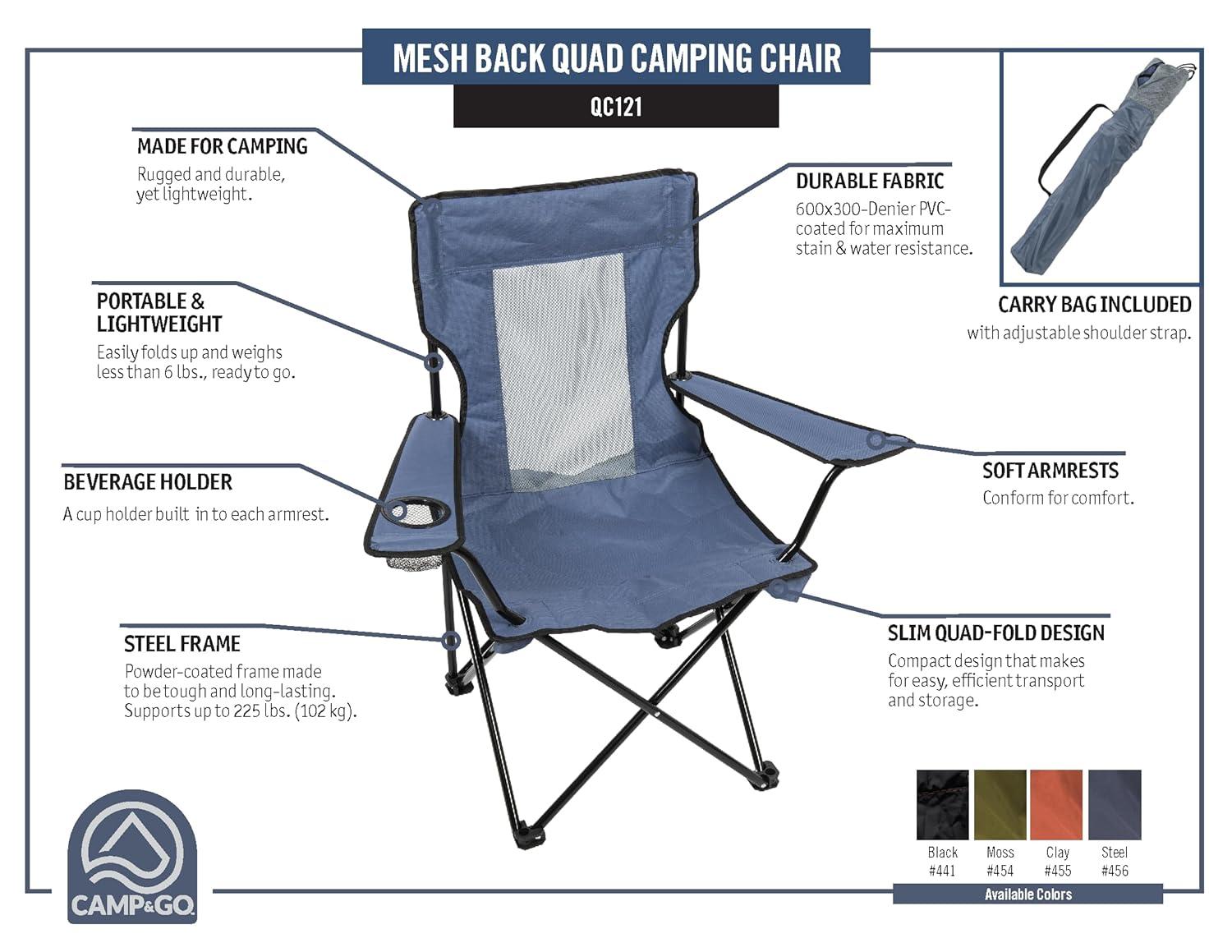 Arlmont & Co. Mudasir Folding Camping Chair | Wayfair