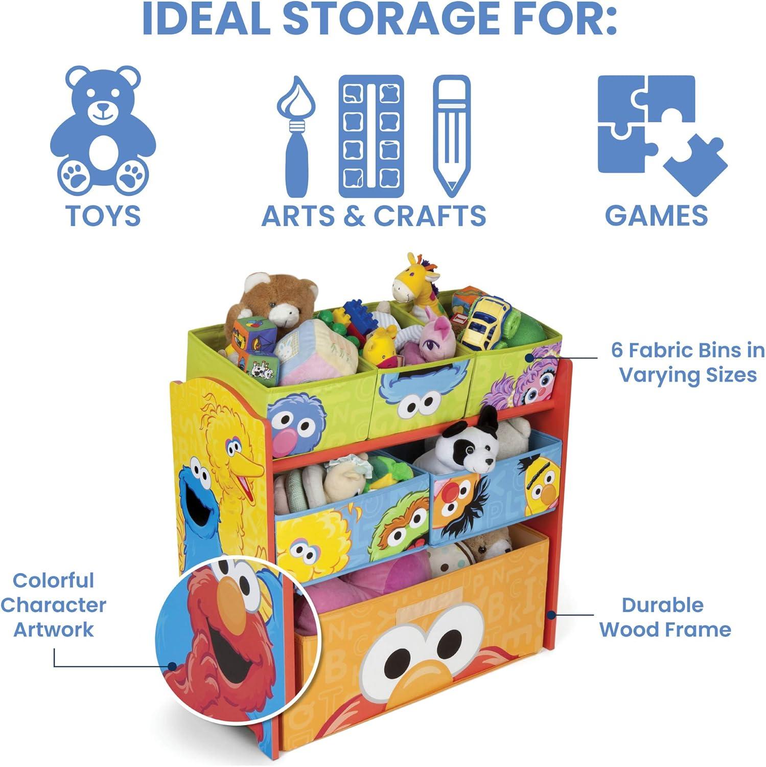 Sesame Street Multi Bin Organizer