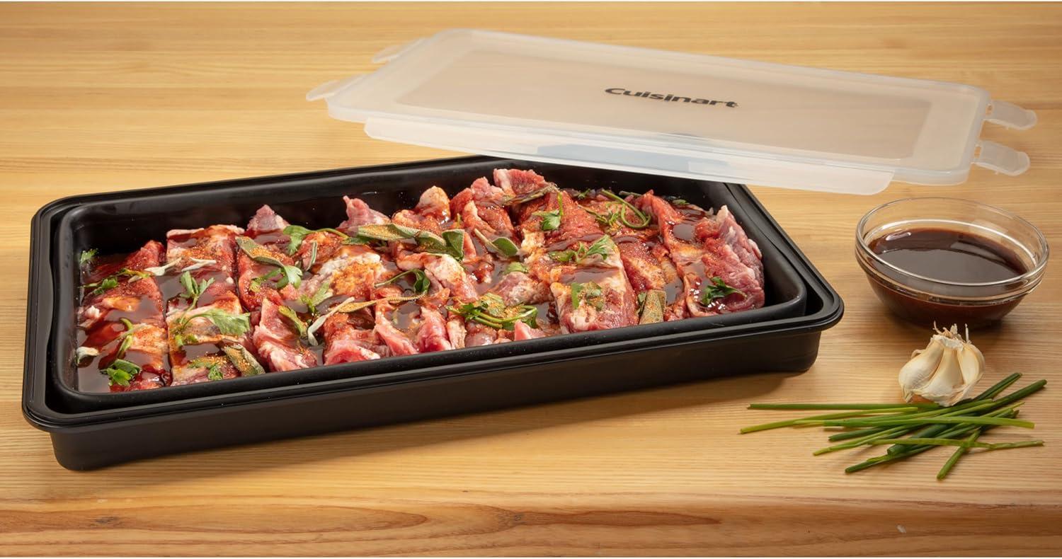 Black BPA-Free XL Collapsible Marinating Container