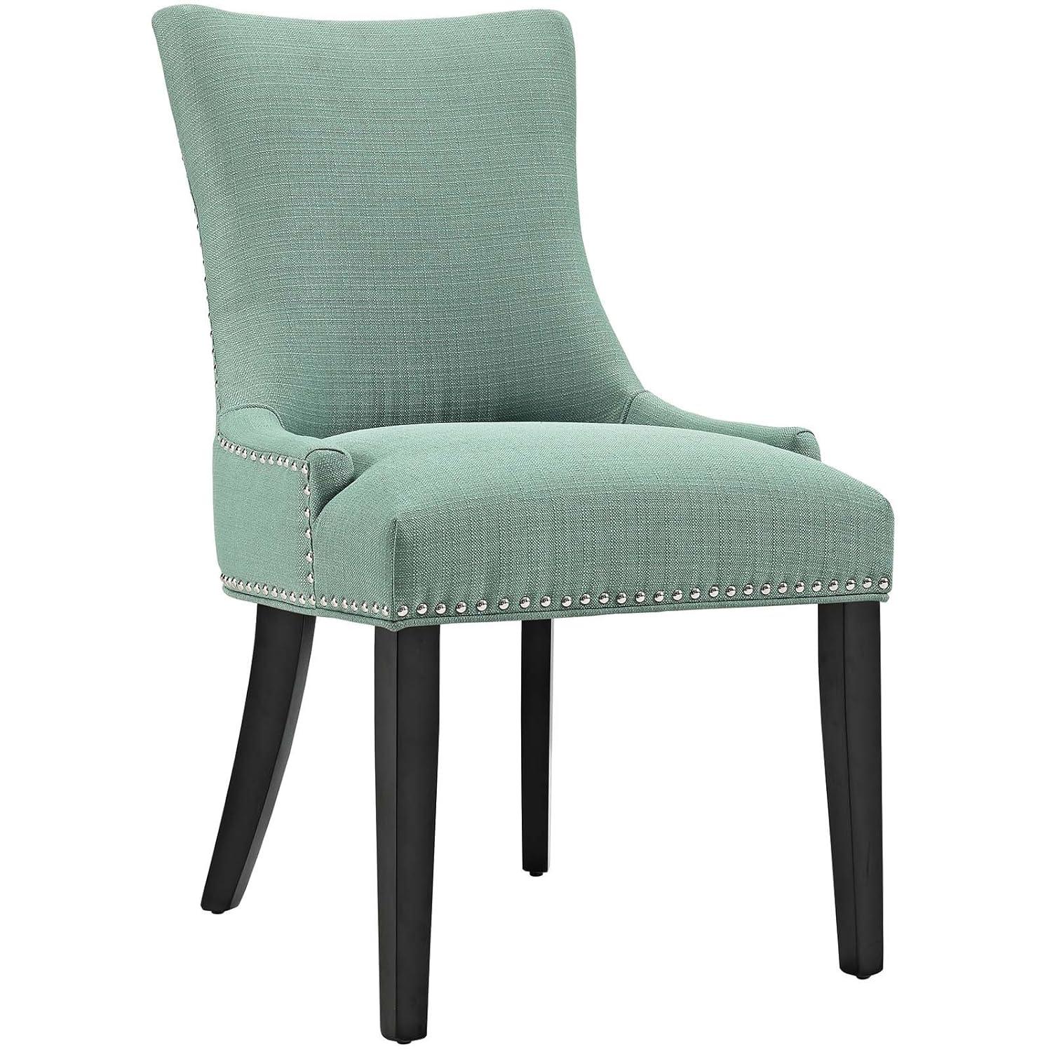 Modway Marquis Fabric Dining Chair in Laguna