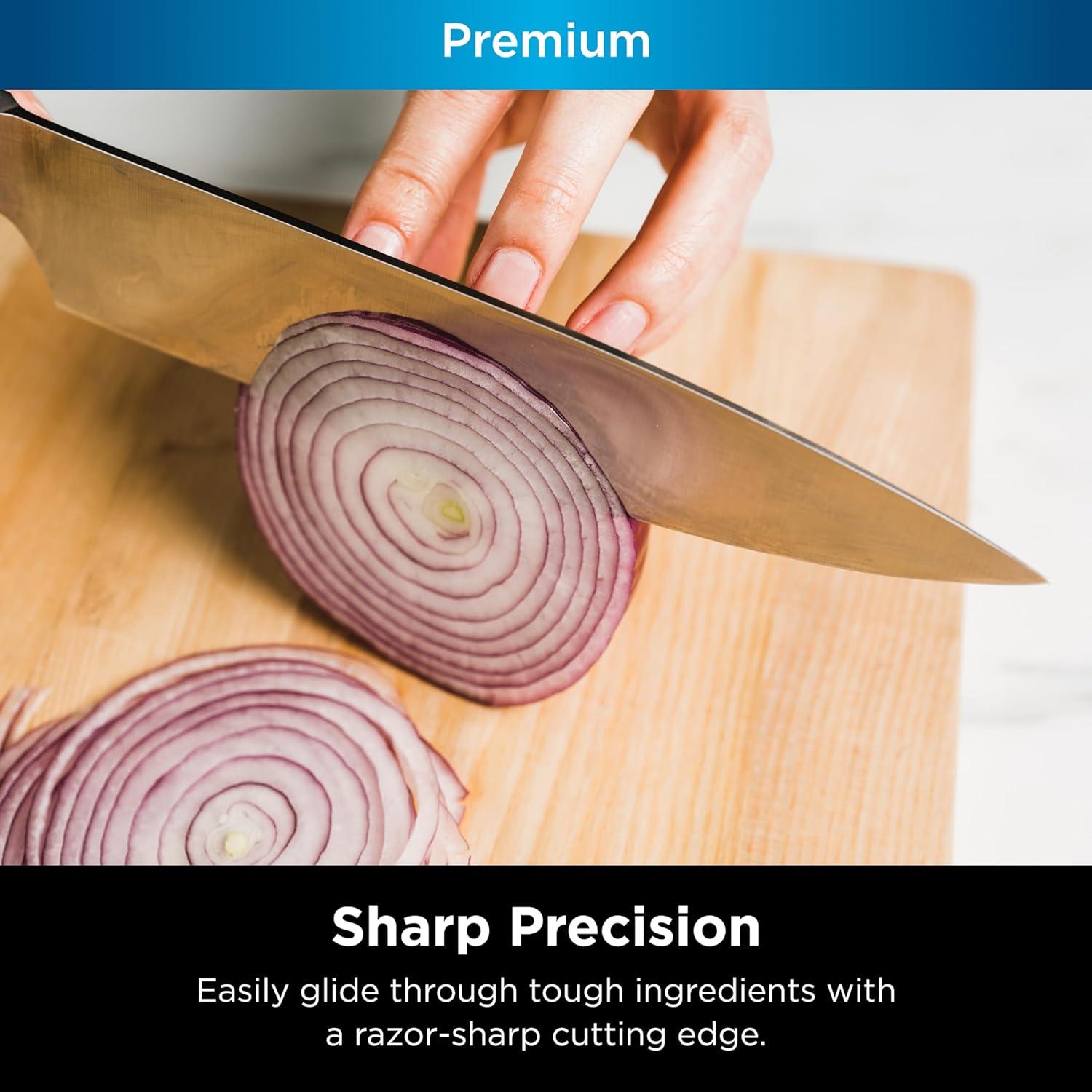 Ninja Ninja® Foodi® NeverDull 17-Piece Premium Knife System, Knife Block Set with Built-in Sharpener