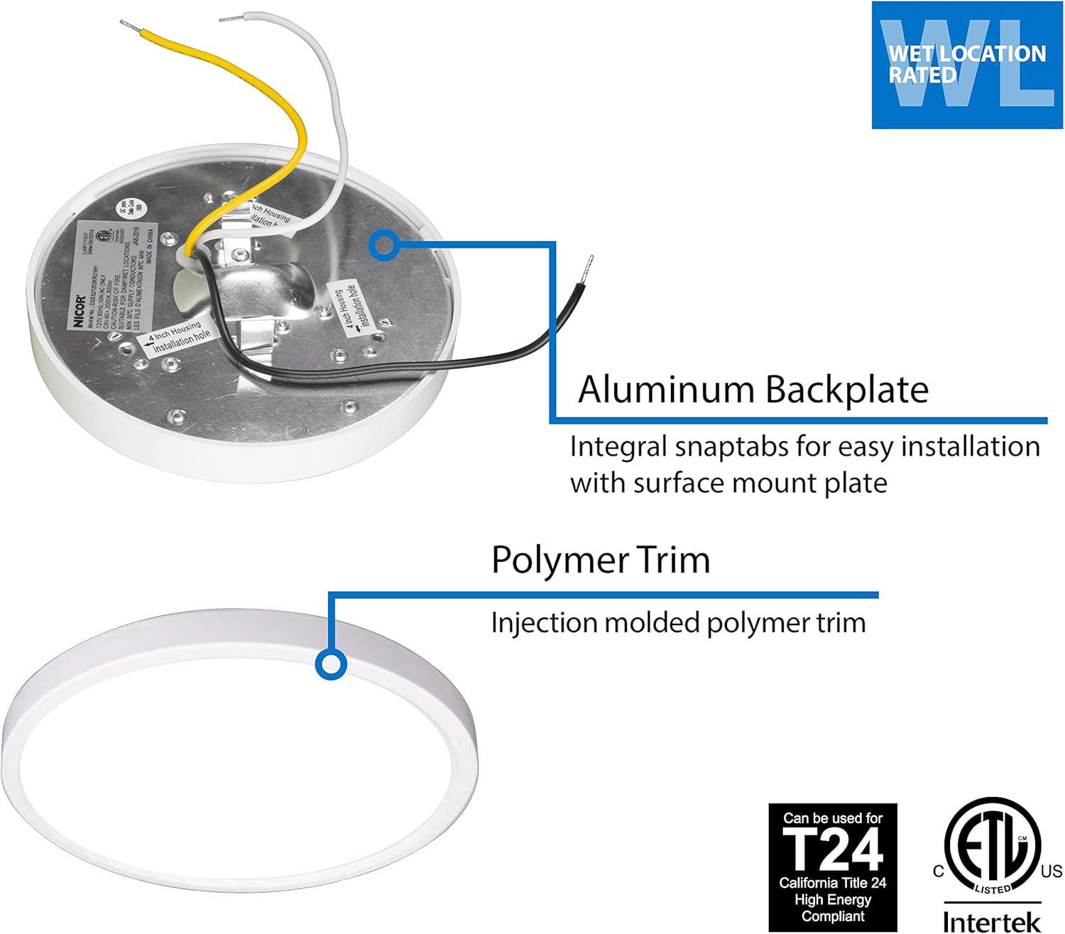Dimmable Circle Flush Mount