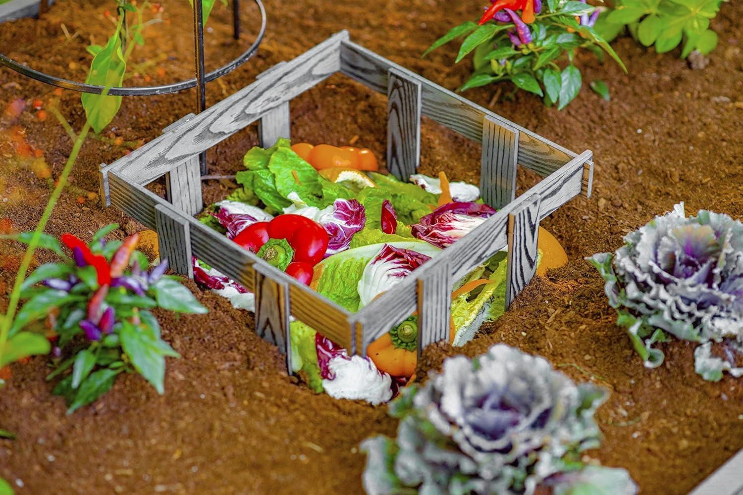 Urbana Keyhole Composting Raised Garden Bed