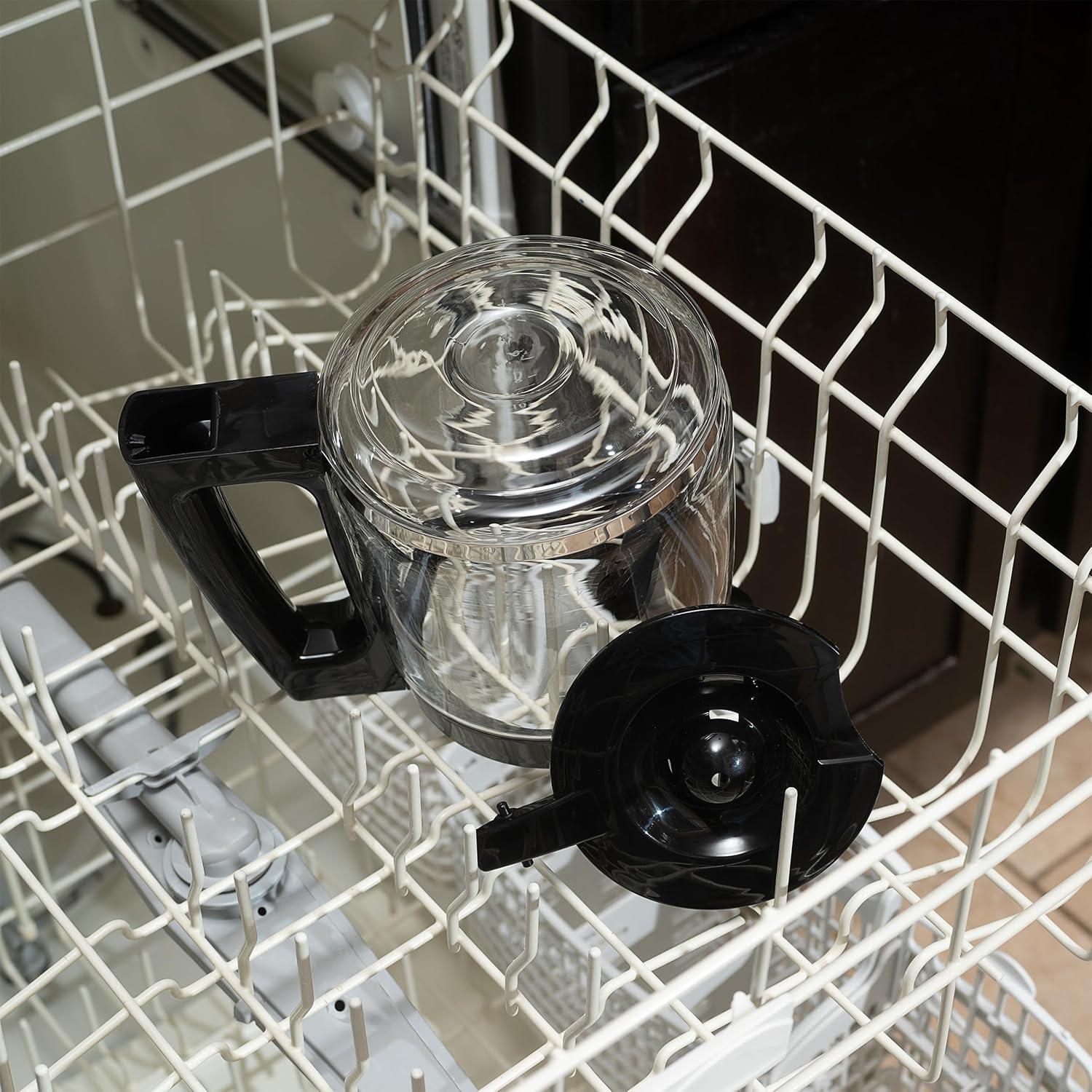 Stack man 12-Cup Replacement Glass Coffee Carafe For Cuisinart Coffee Maker Models DCC-1200, DCC-1100BK, DCC-2650, CHW-12, CHW-12P1, DGB-550BK, DGB-550BK1, DGB-625BC, DGB-700BC, And SS-12 | Part# DCC-1200PRC