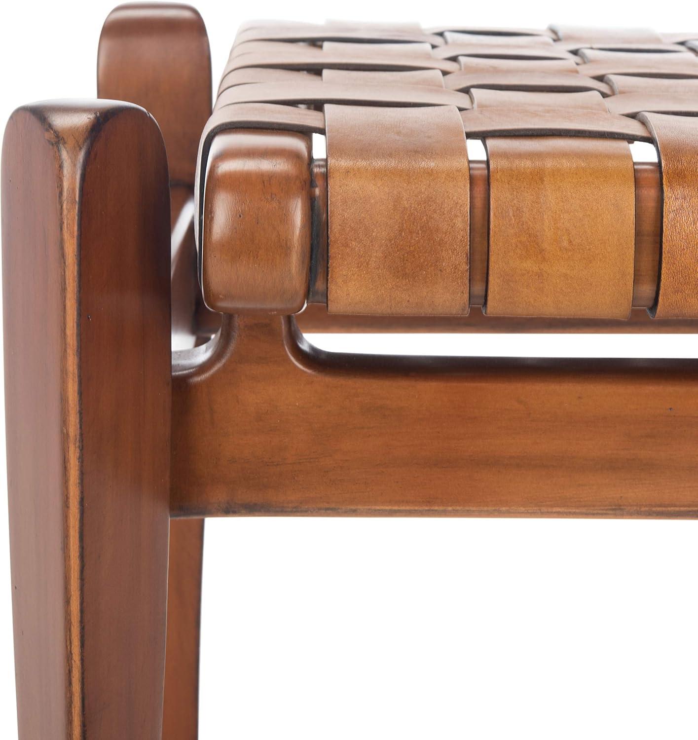 Kenan Genuine Leather Bench