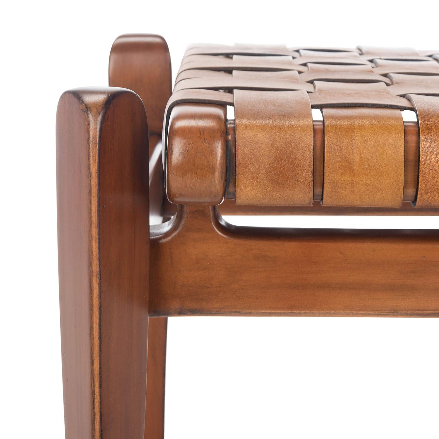 Kenan Genuine Leather Bench