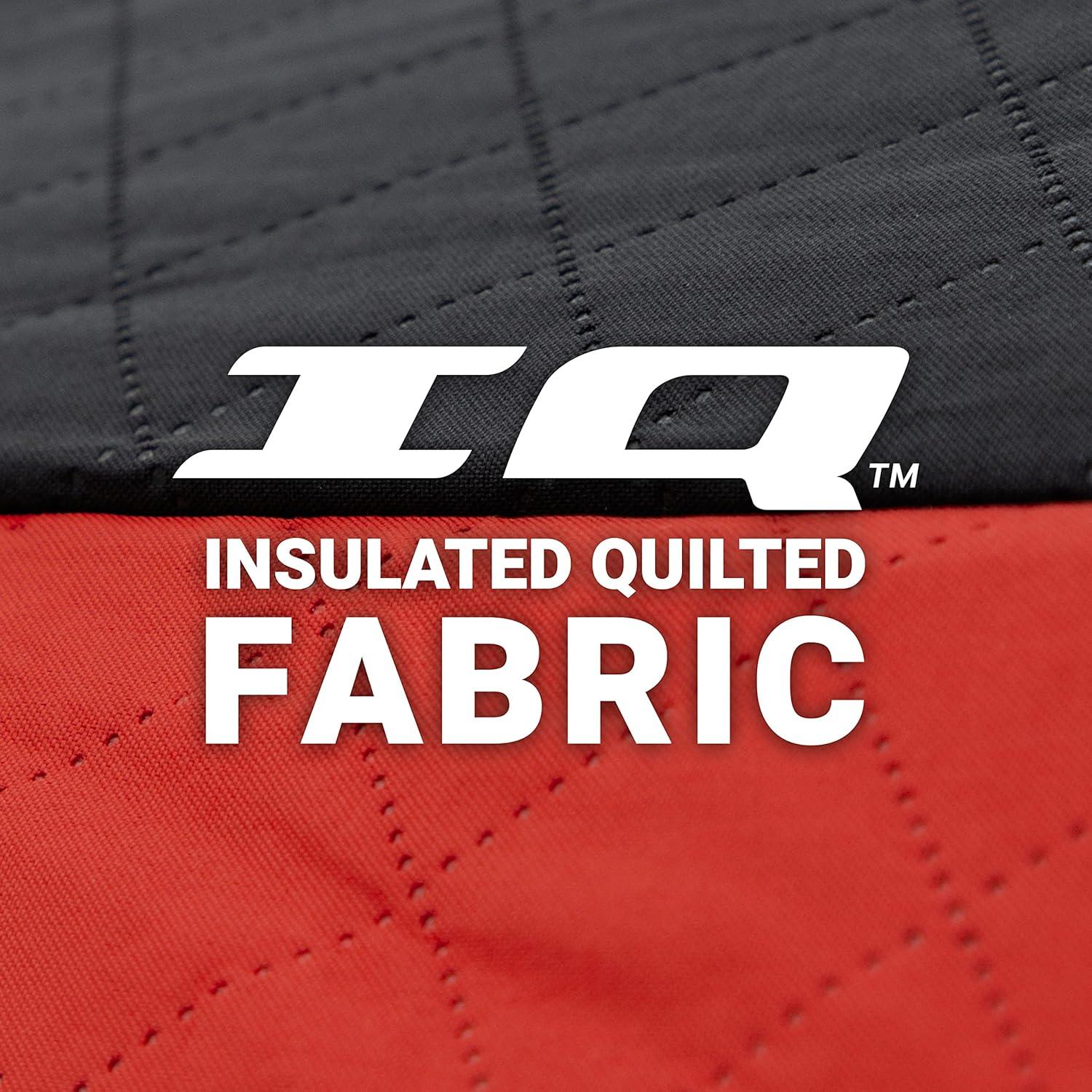 Red Fiberglass Pop-Up Ice Shelter for 3 Persons with Carry Bag