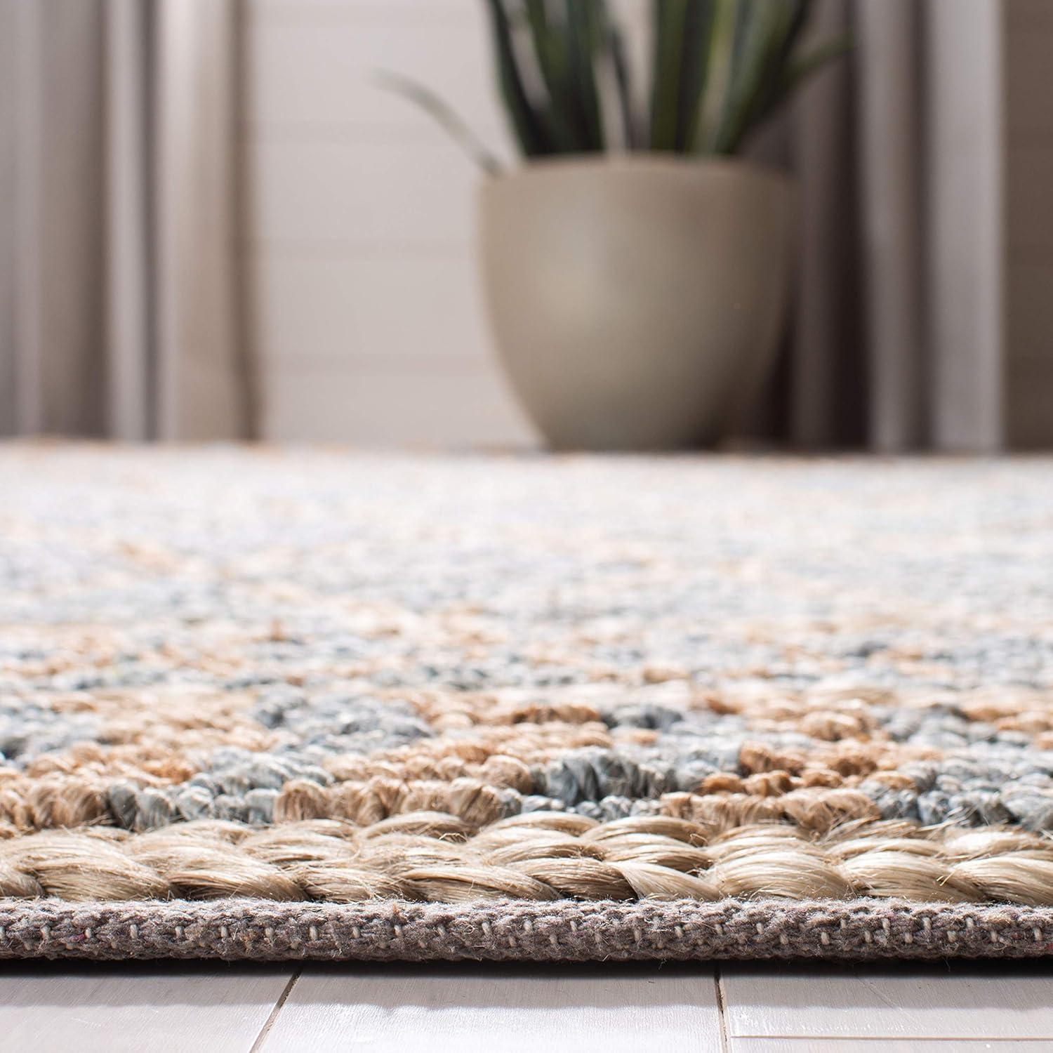 Sand & Stable™ Phippsburg Geometric Handwoven Natural/Blue Area Rug