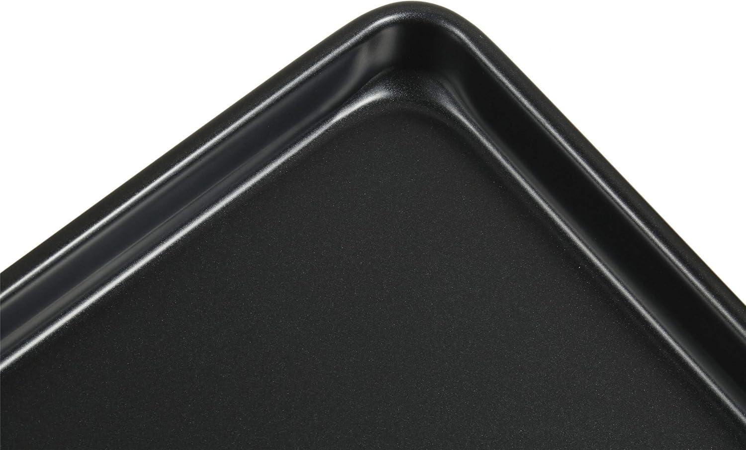 11-Inch Black Nonstick Aluminum Cookie Sheets, Set of 2