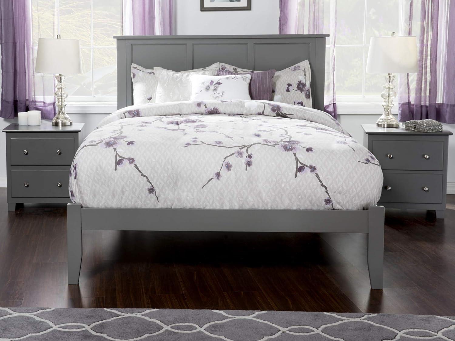 Madison Platform Bed with Open Foot Board in Multiple Colors and Sizes