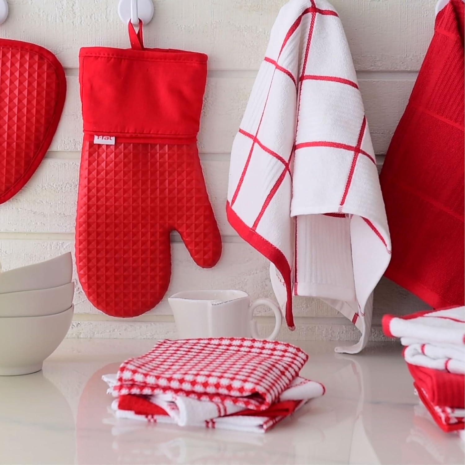 T-fal Flat Waffle Kitchen Dishcloth Set