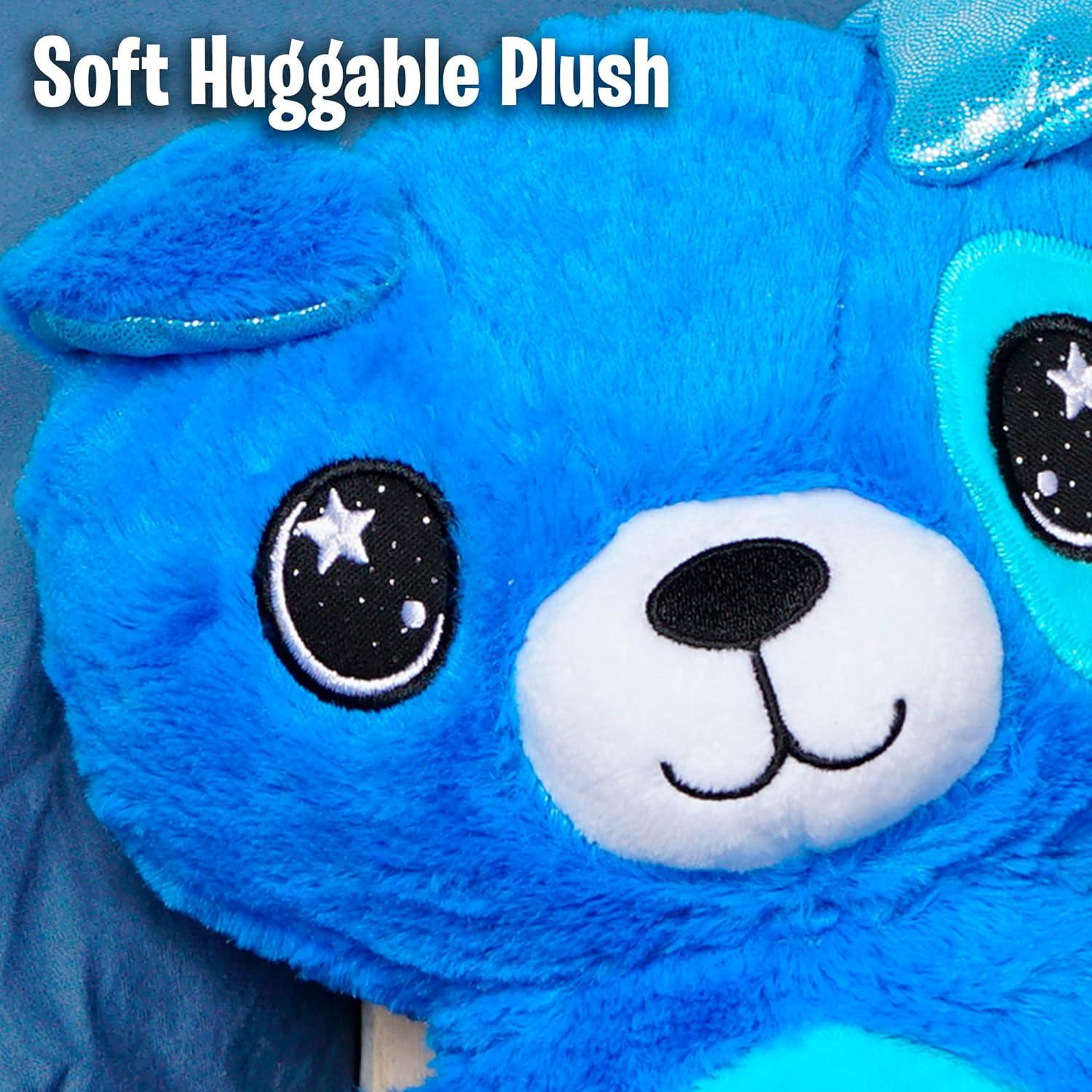Ontel Star Belly Dream Lites, Stuffed Animal Night Light, Cuddly Blue Puppy