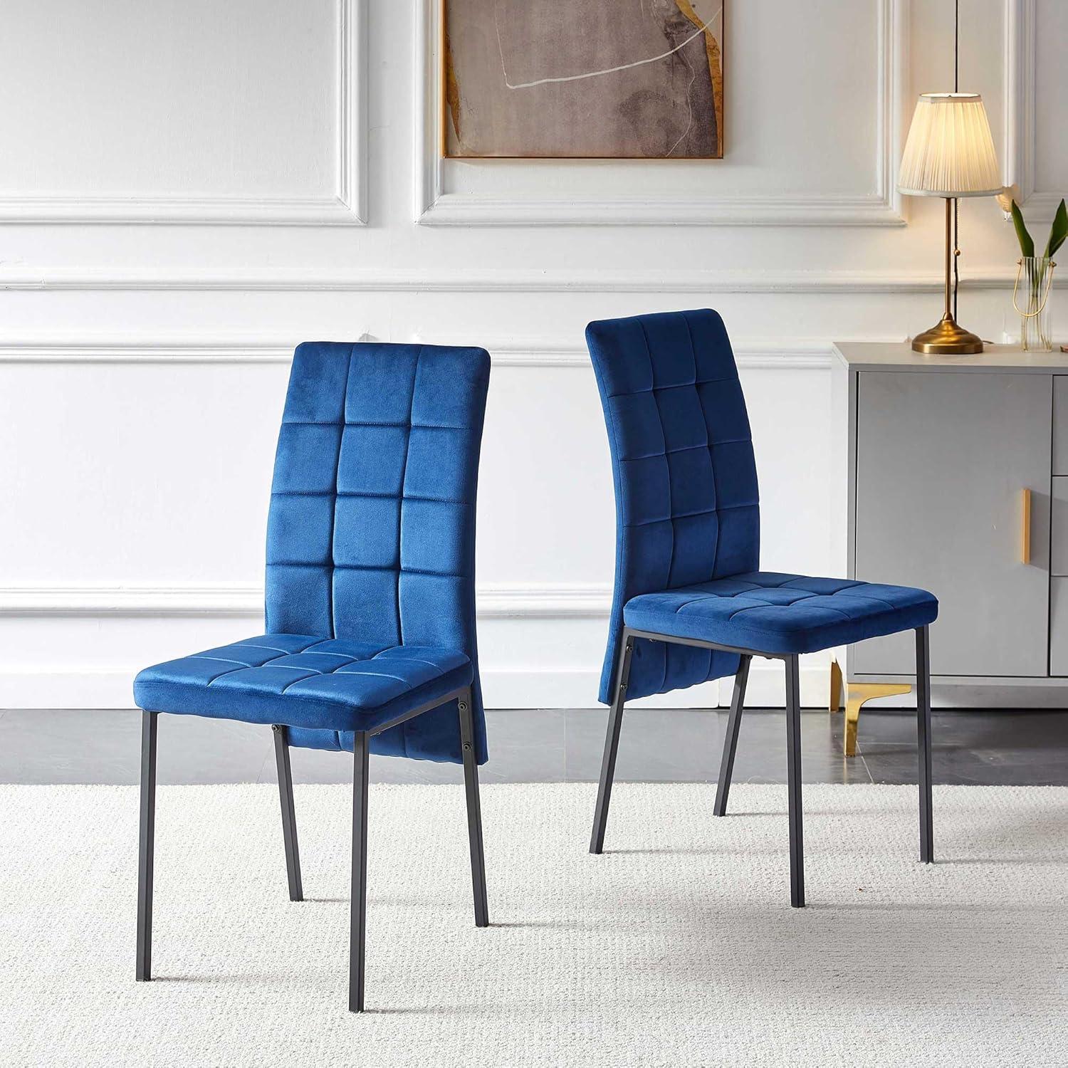 Brooklyn Velvet High Back Side Chair