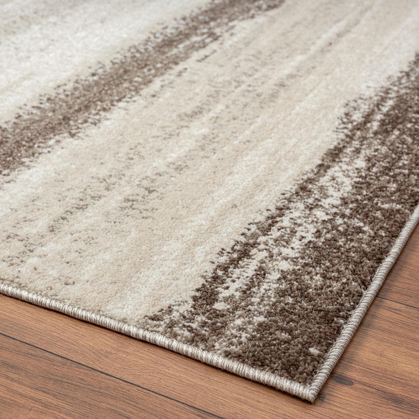 Luxe Weavers Abstract Stripe Area Rug