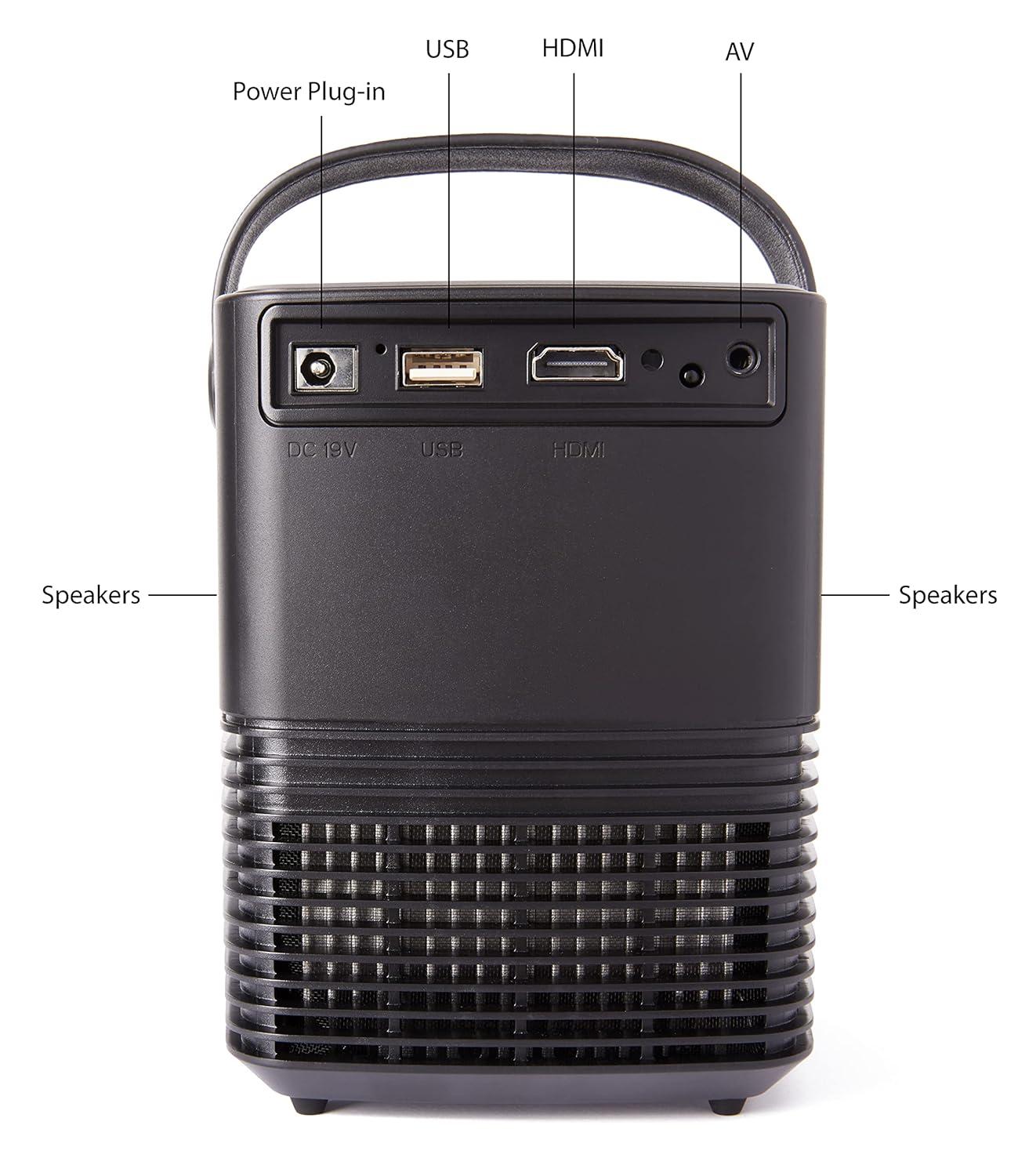 Holiscapes Holiday Digital Decoration Kit - Includes 16 AtmosFX® Video Effects, HD projector, Projection Screen