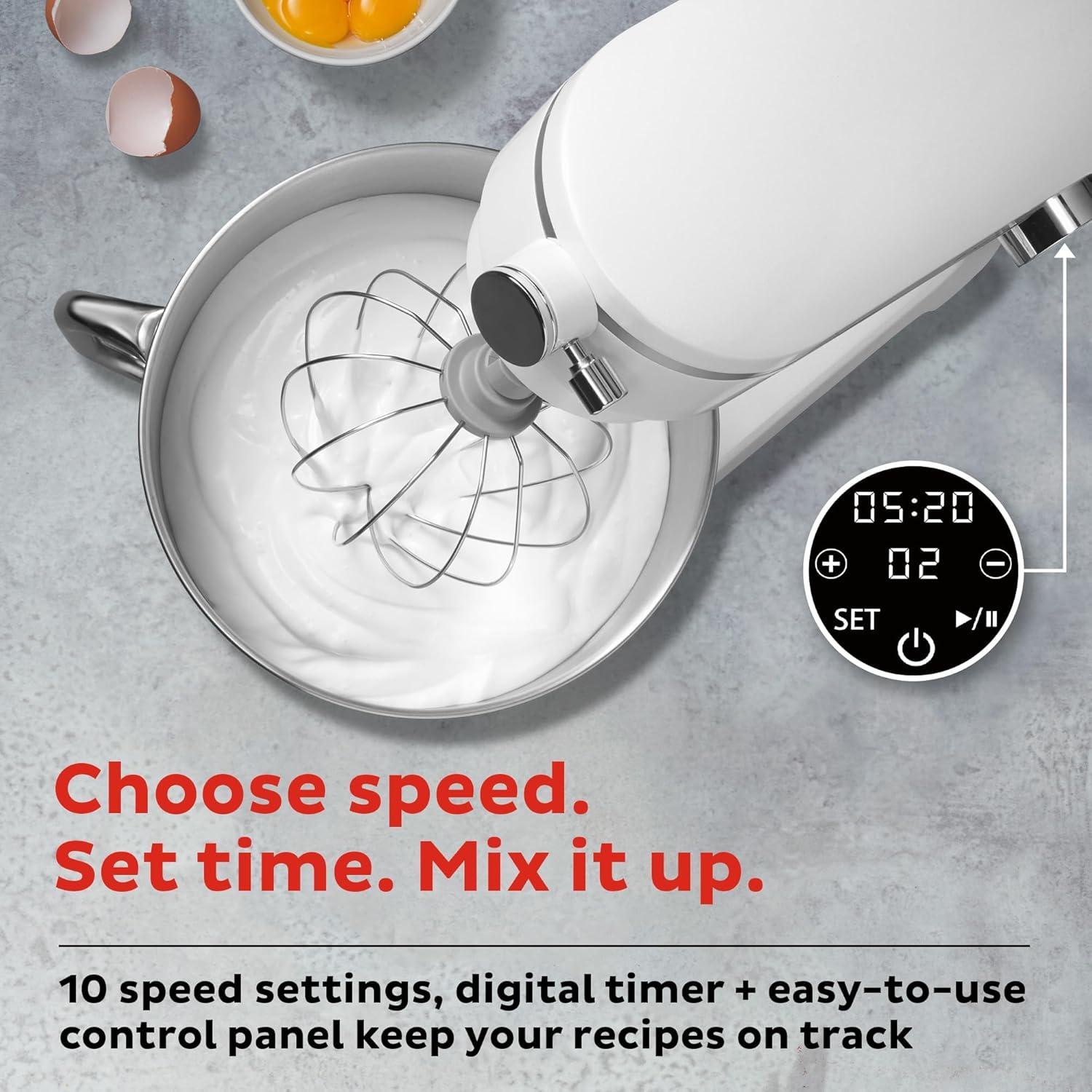Instant Pot 7.4 QT Stand Mixer, Pearl