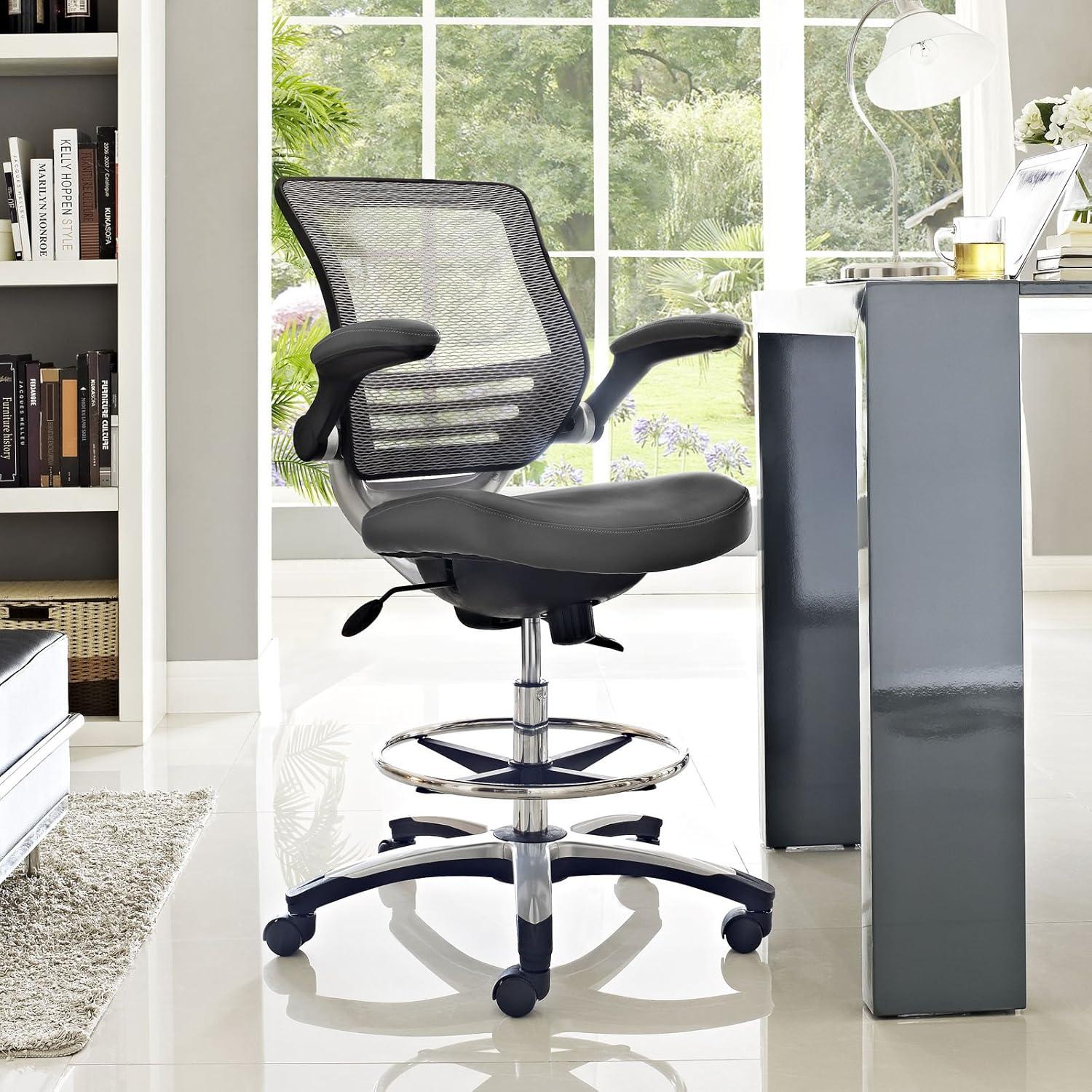 Porch & Den Lesseps Office Drafting Chair by Modway