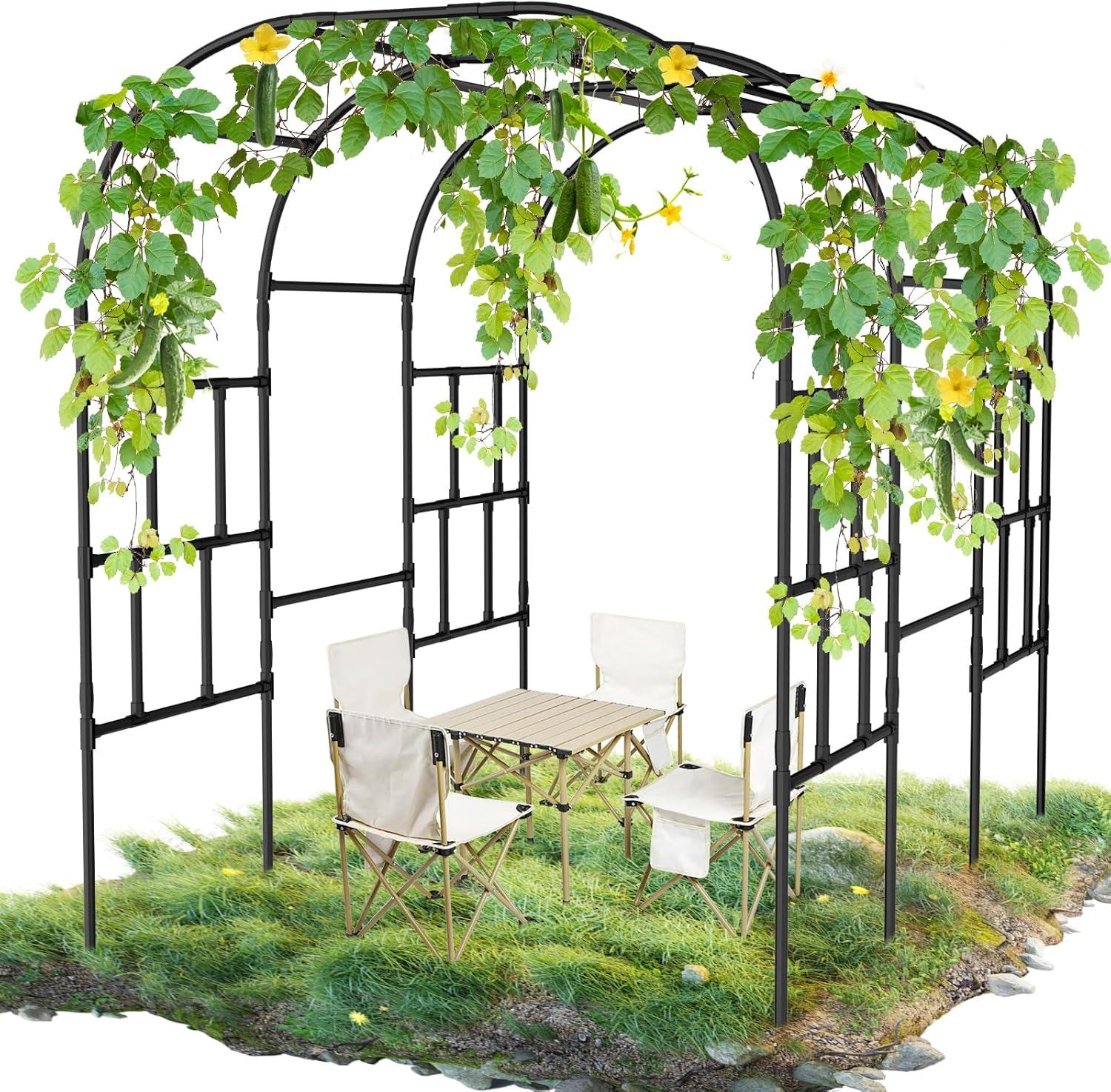 Blooming Large Garden Arch Gazebo Pergola