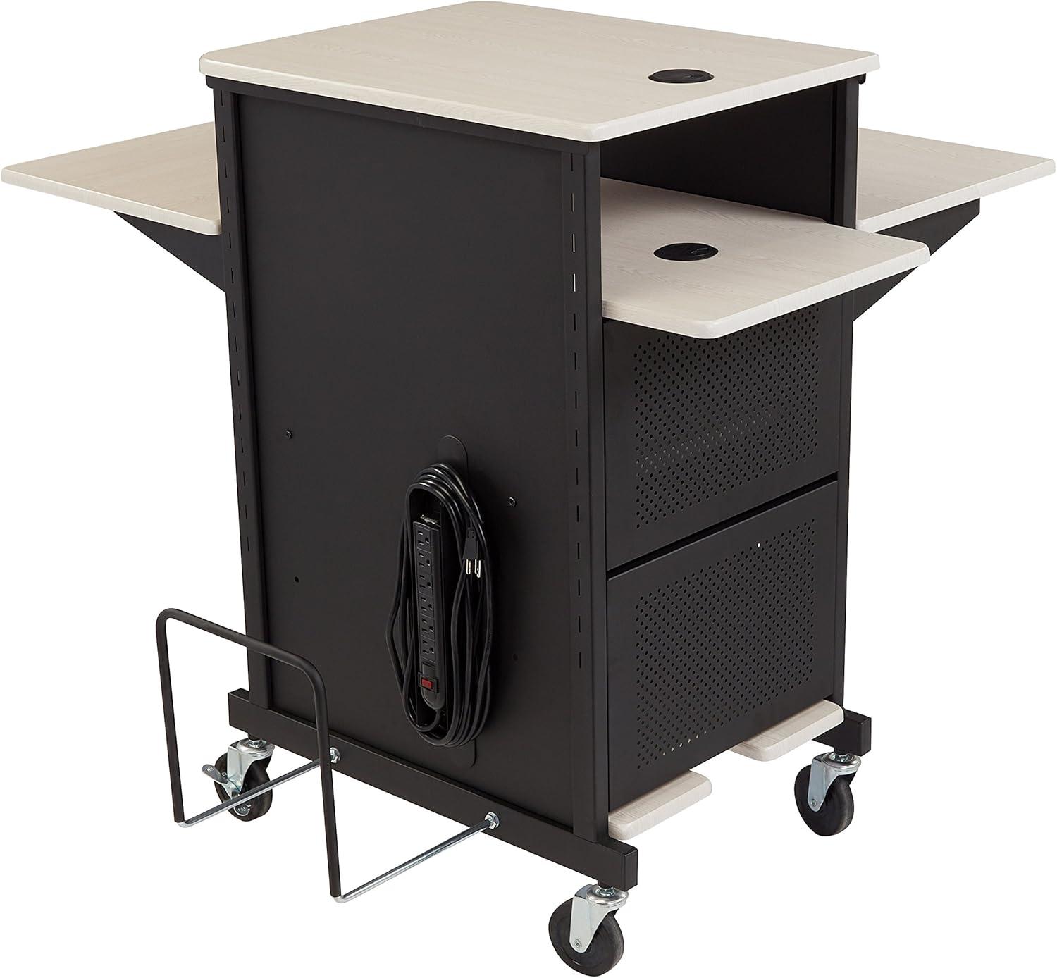 40'' H x 21'' W 1 AV Cart with Wheels