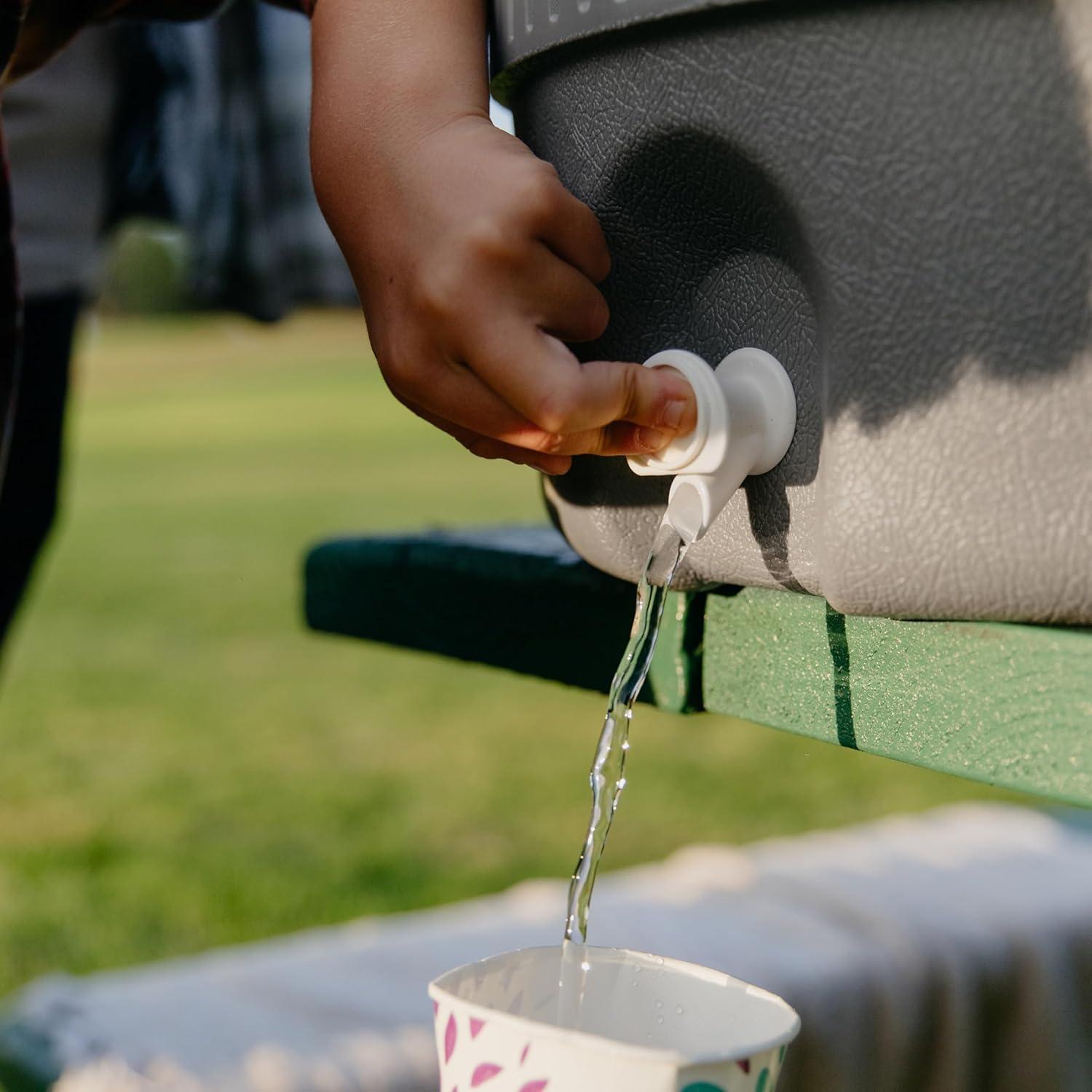 Igloo Sports Cooler Water Beverage Dispenser, Insulated 5 & 10 Gallon Water Cooler, Insulated Drink Dispenser with Spout, Portable Handwashing Stations