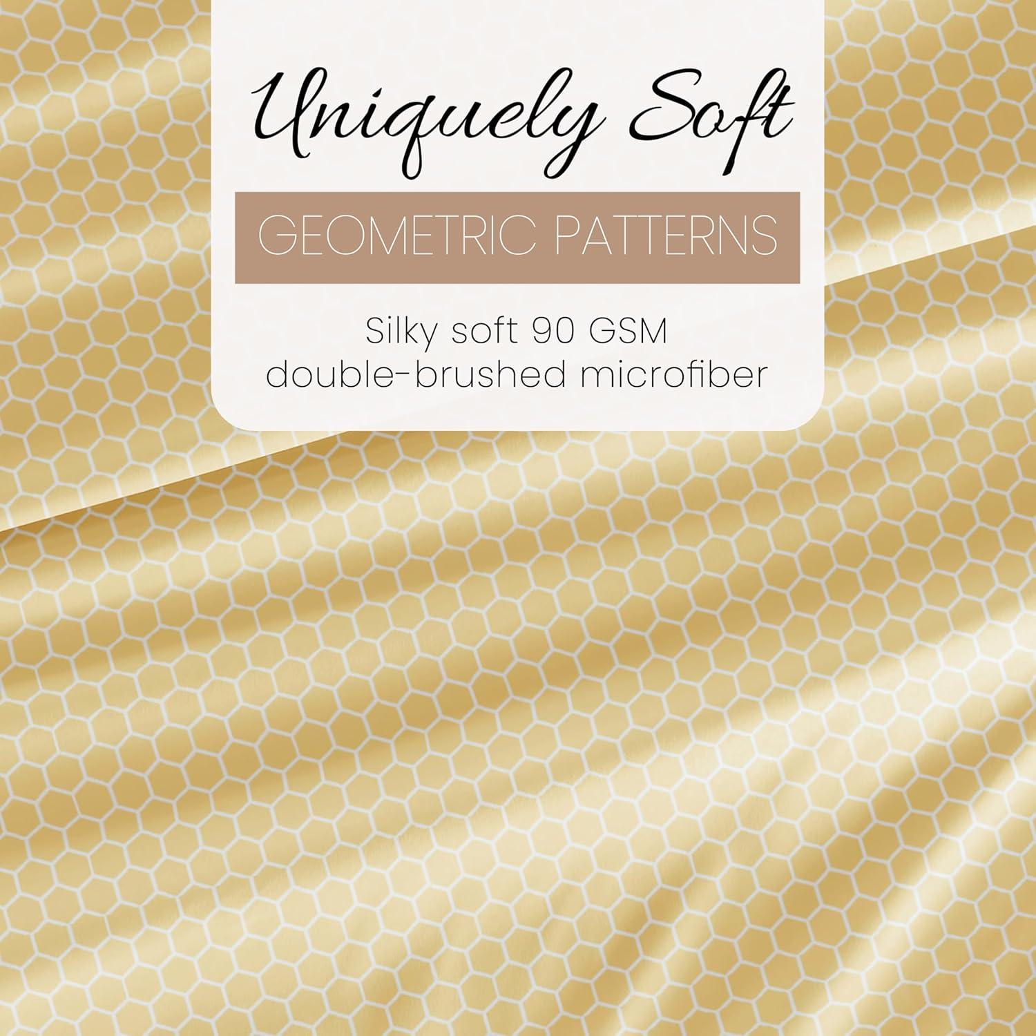 Simply Soft™ Honeycomb Pattern Microfiber Sheet Set