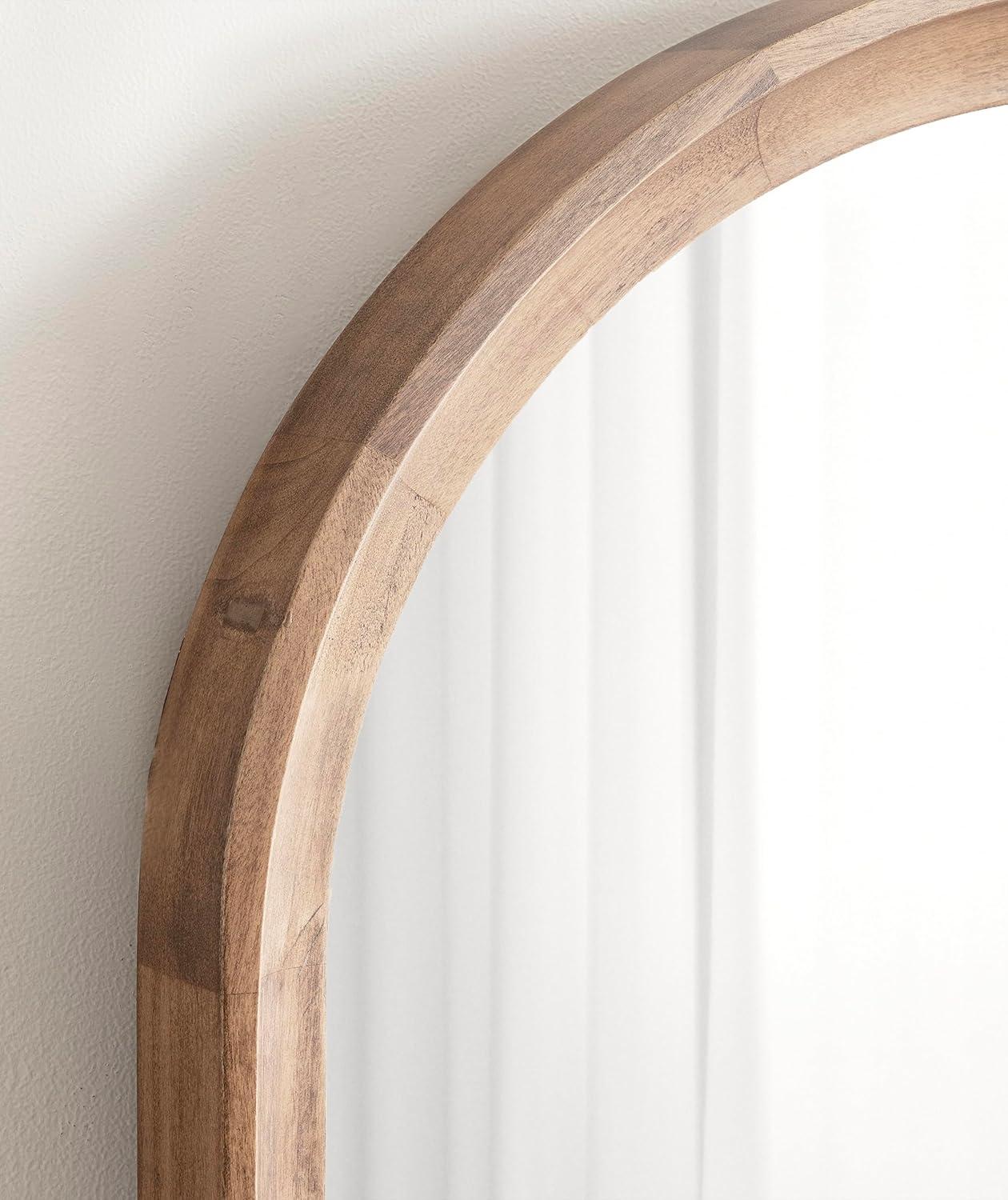 Branwell Wood Flat Mirror