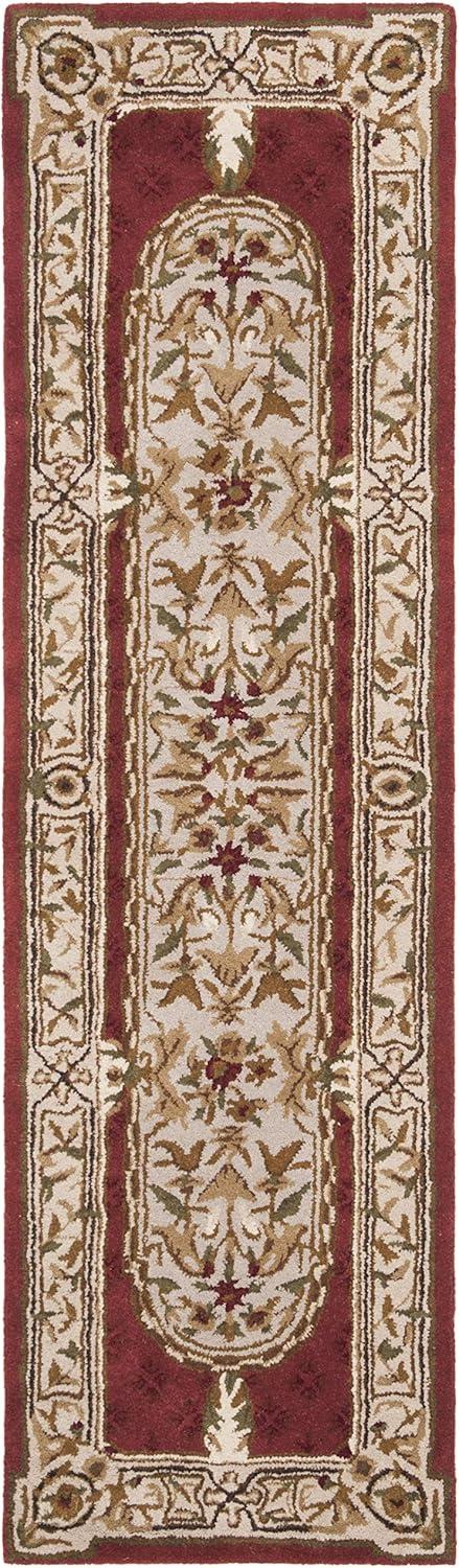 SAFAVIEH Classic Flanagan Oriental Wool Area Rug, Burgundy, 2'3" x 4'