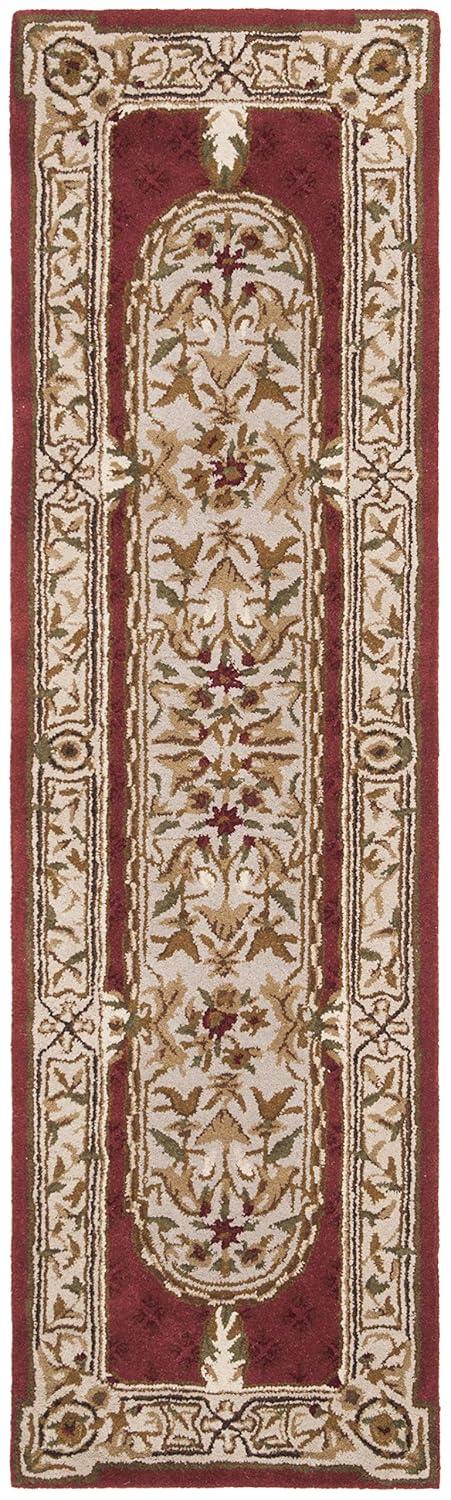 SAFAVIEH Classic Flanagan Oriental Wool Area Rug, Burgundy, 2'3" x 4'