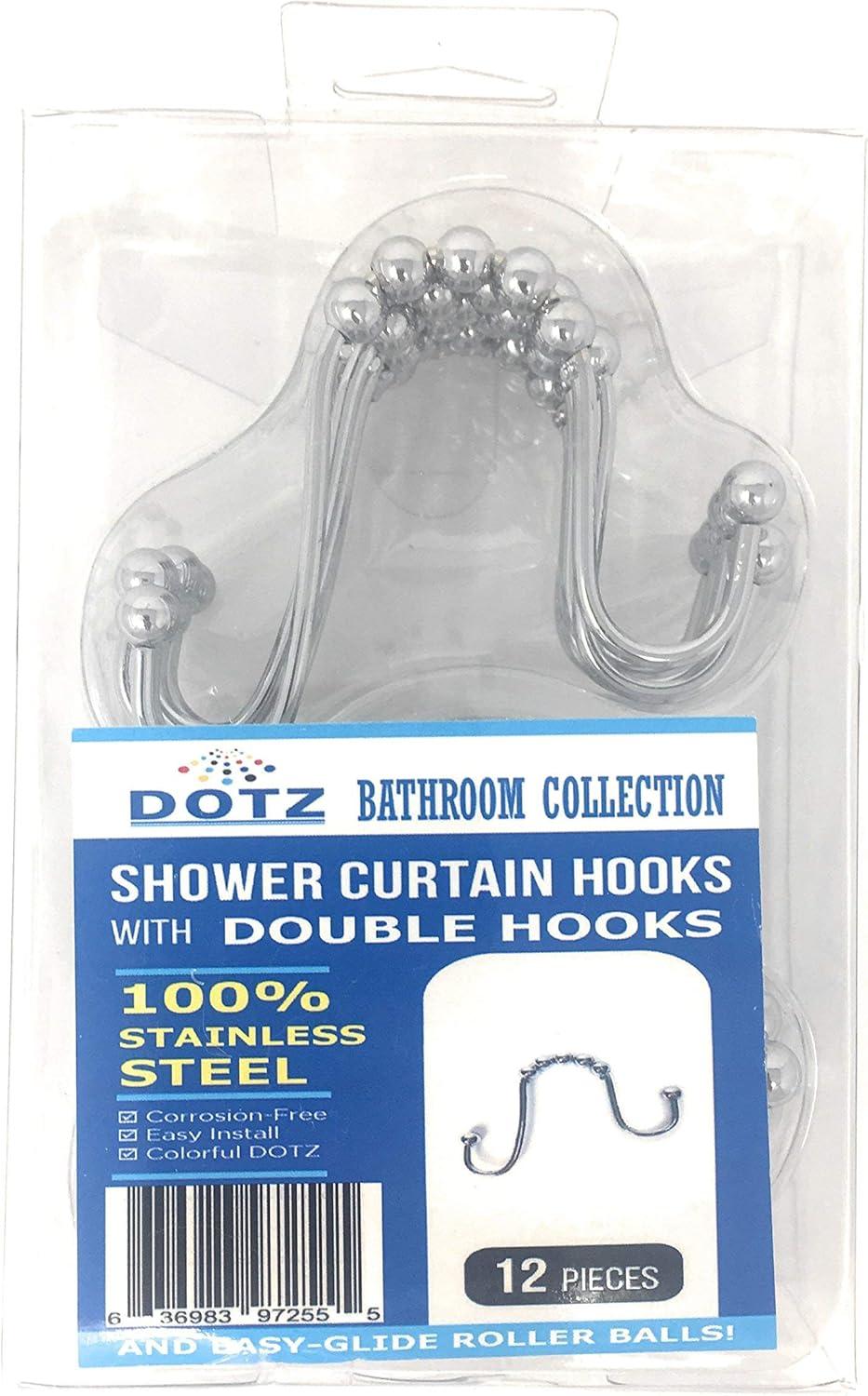 Symple Stuff Royola Metal Shower Curtain Hook (Set of 12)