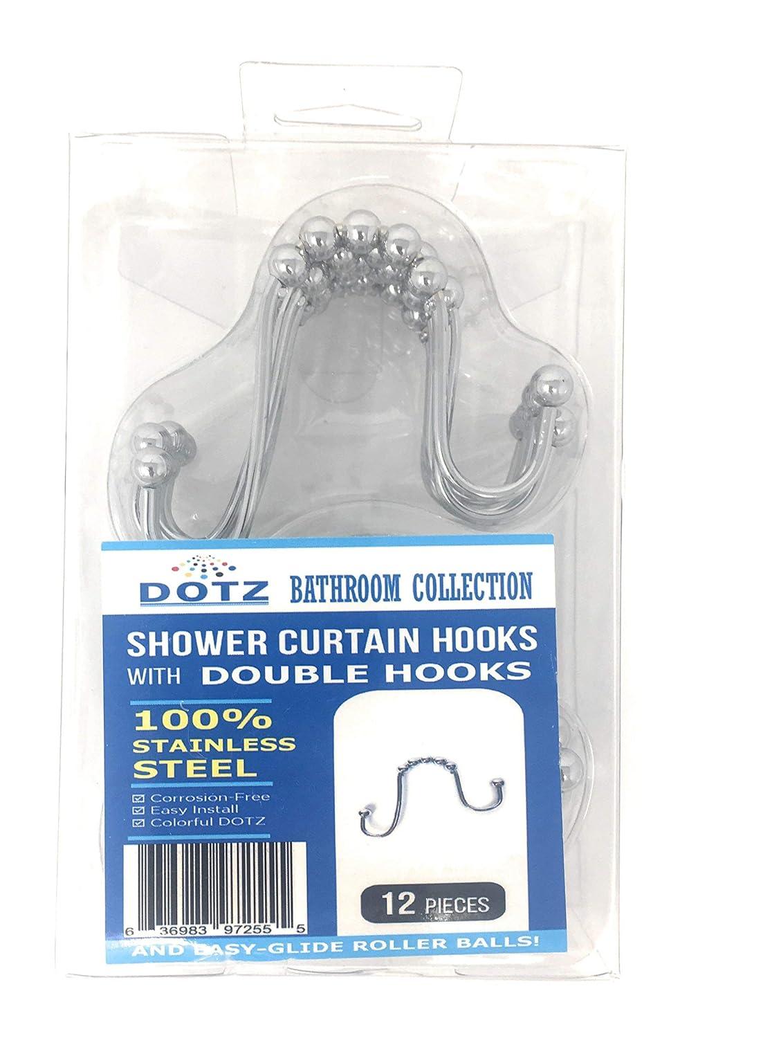 Symple Stuff Royola Metal Shower Curtain Hook (Set of 12)