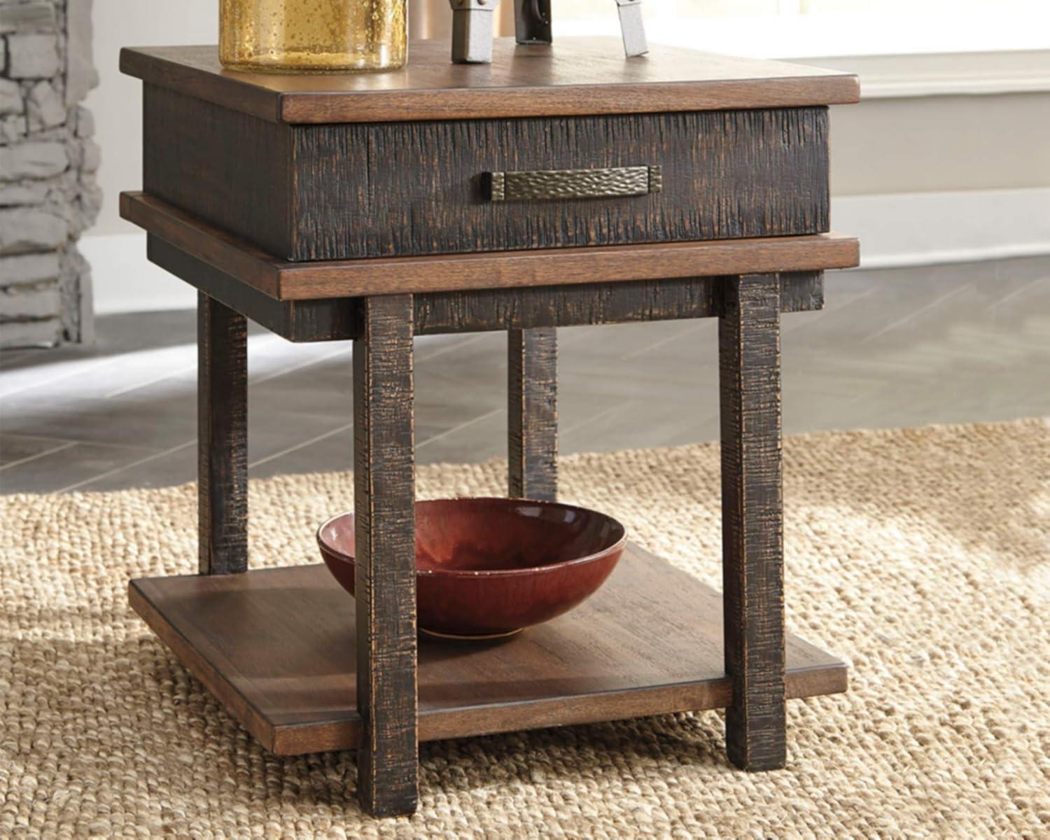 Signature Design by Ashley Casual Stanah End Table Two-tone