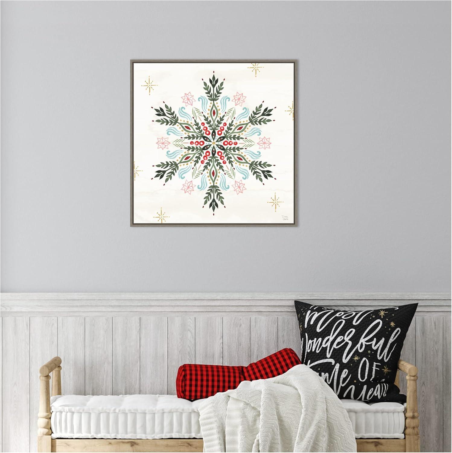 Amanti Art Winter Moment XI by Dina June Canvas Wall Art Print Framed 22 x 22-in.