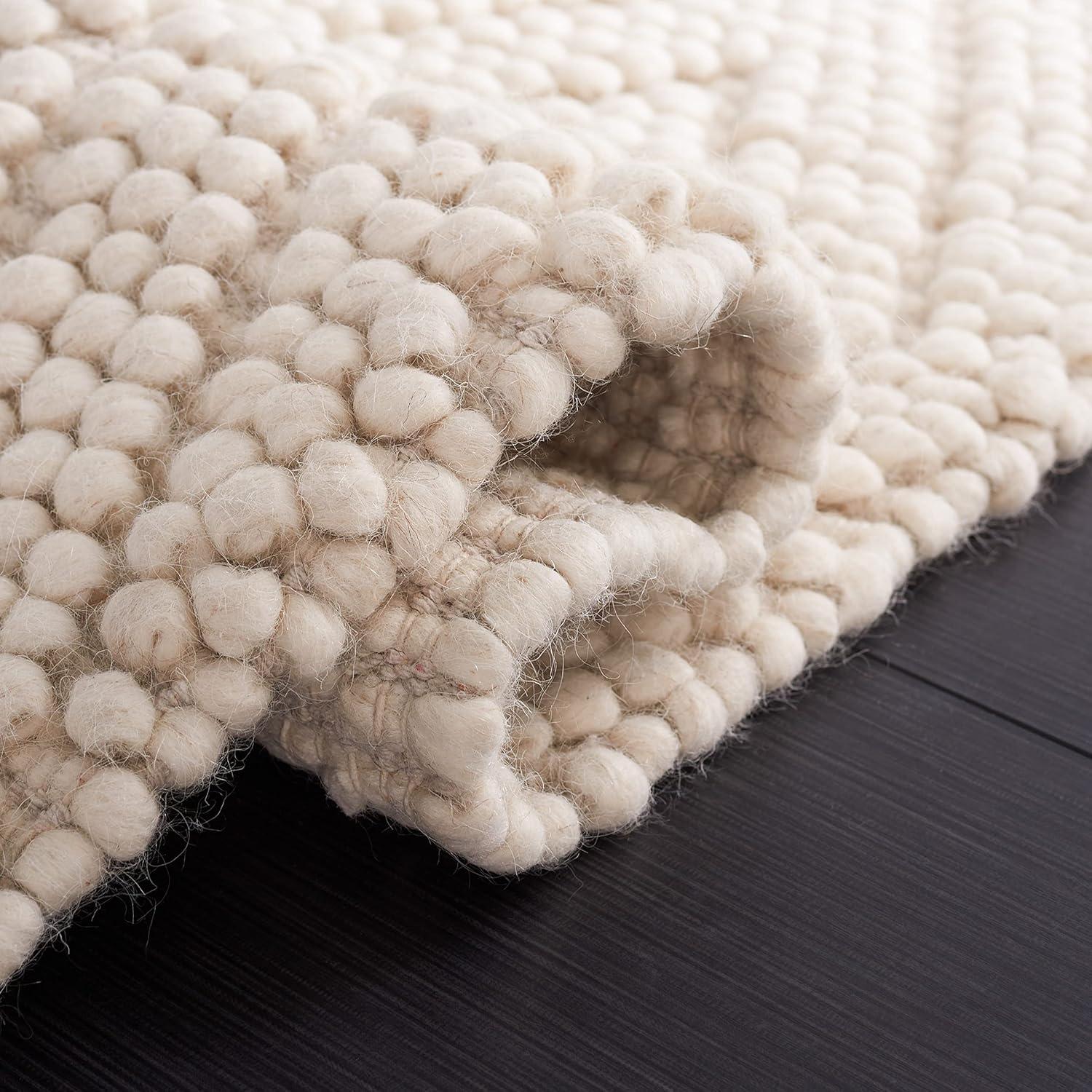 Natura NAT224 Hand Woven Indoor Area Rug - Ivory - 4'x6' - Safavieh