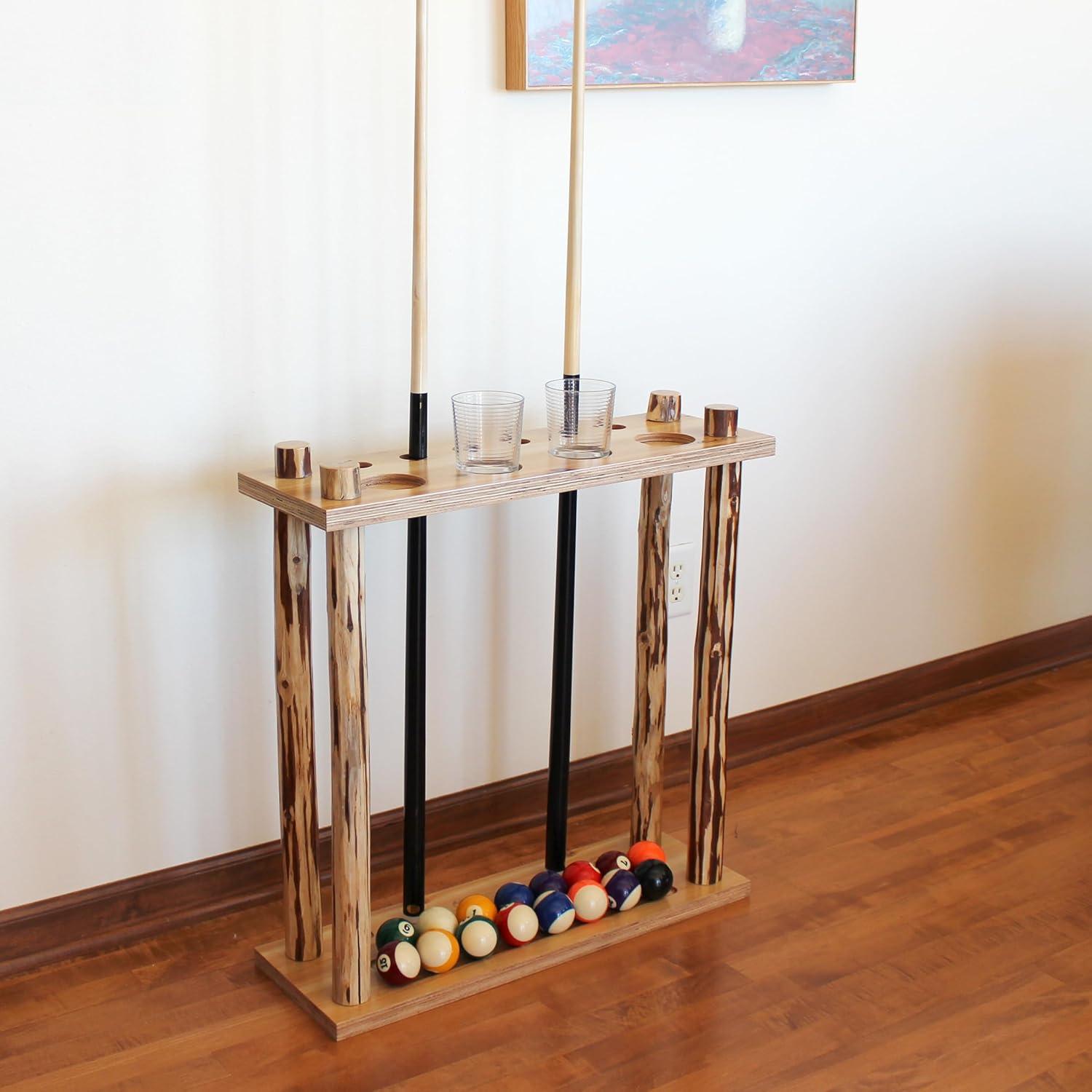 Rush Creek 6 Billard Cue Floor Rack Holder