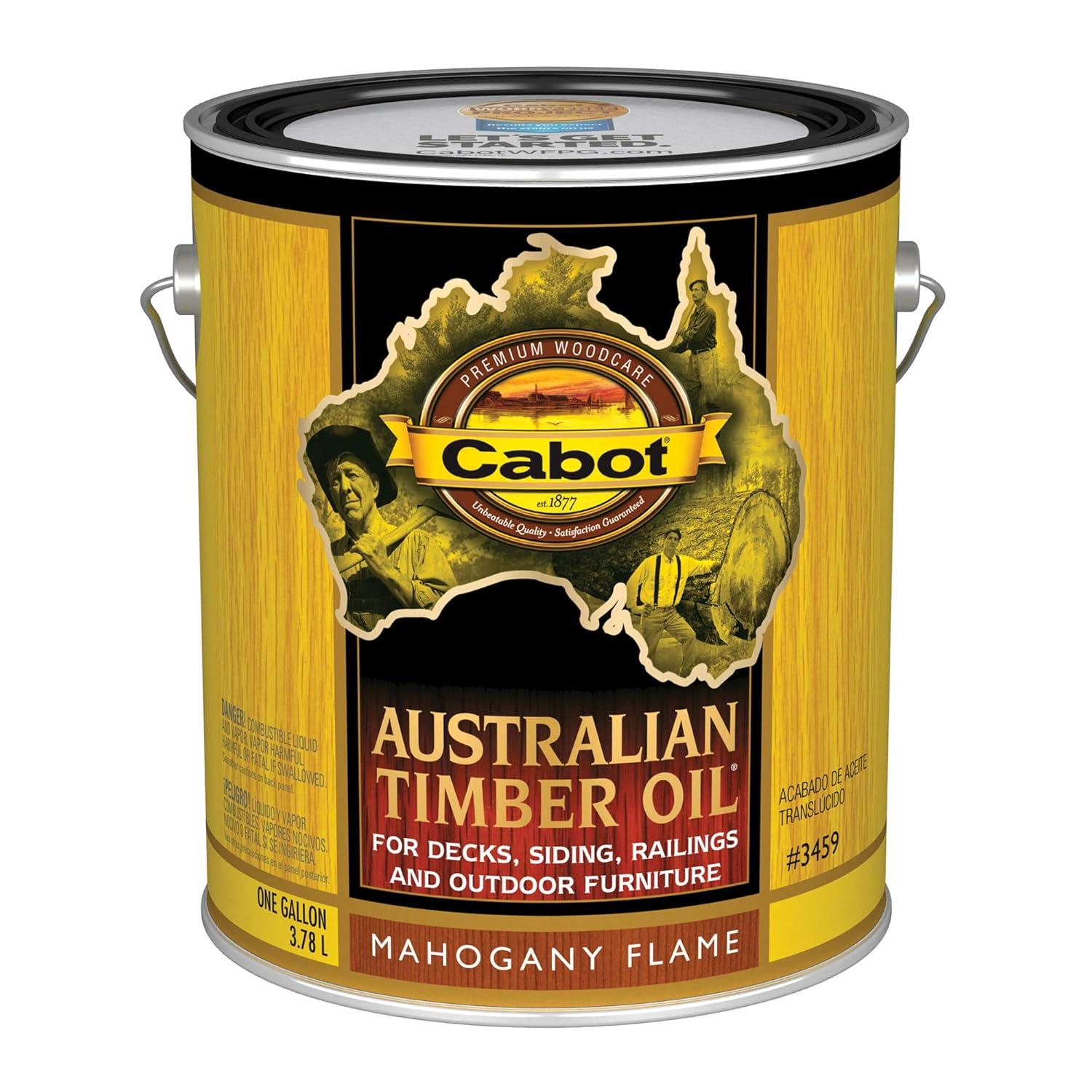 Cabot 1 Gallon Mahogany Flame Oil-Based Timber Protector