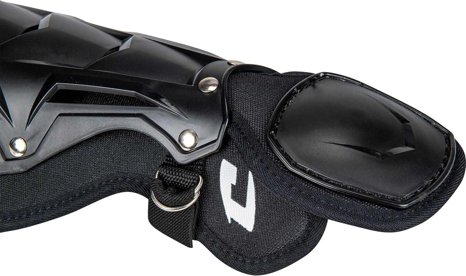 Black High-Performance Polyethylene Single Knee Leg Guard