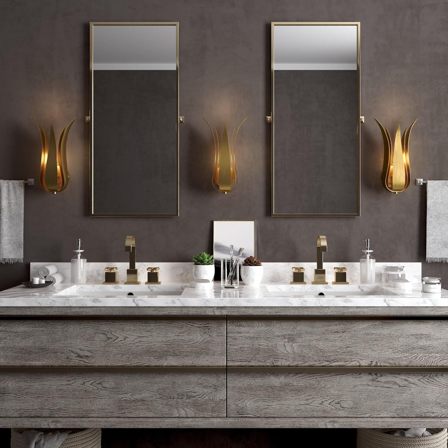 Crystorama Lighting Broche 1 - Light Sconce in  Antique Gold