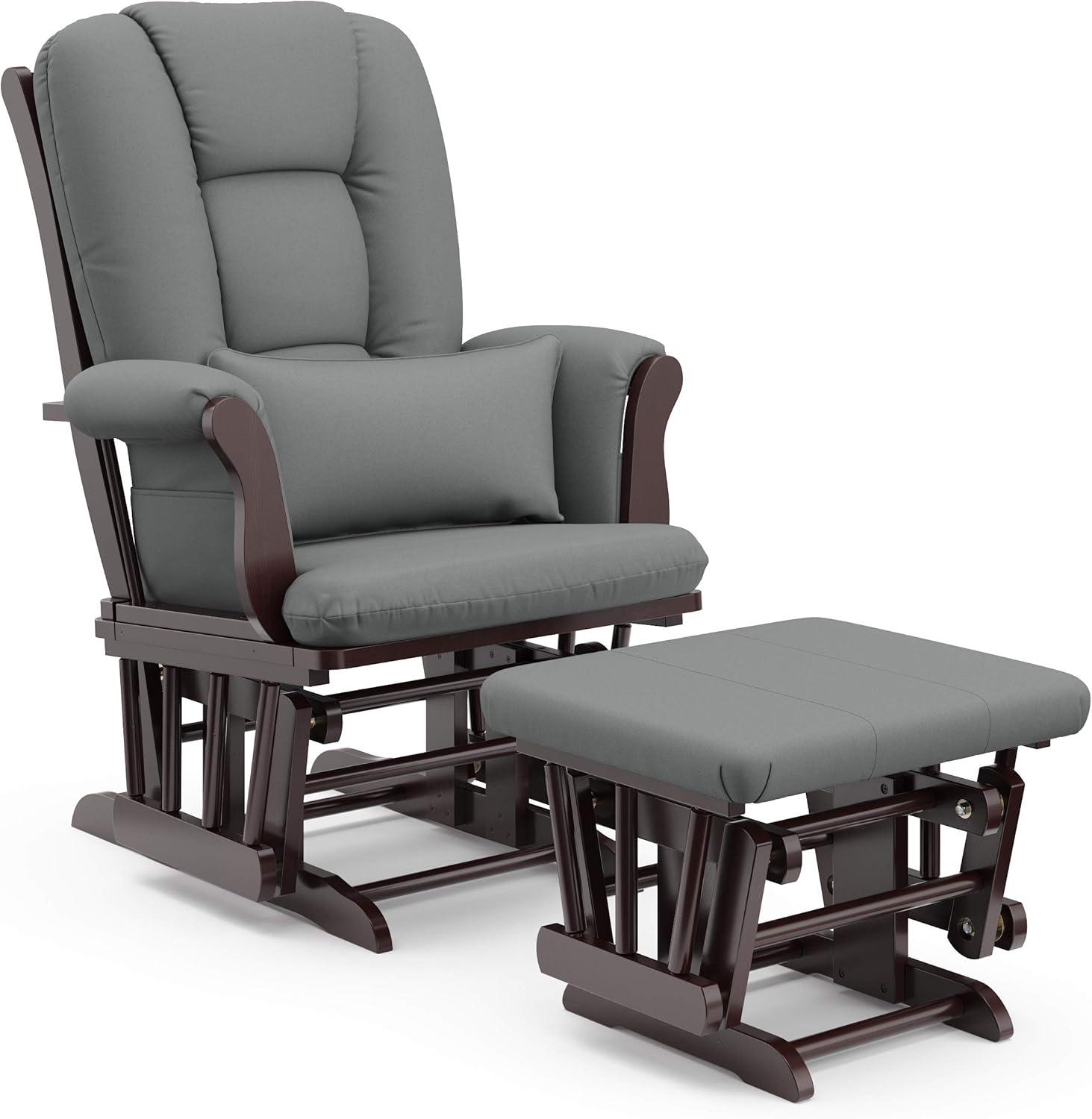 Tuscany Rocking Chair Glider with Ottoman