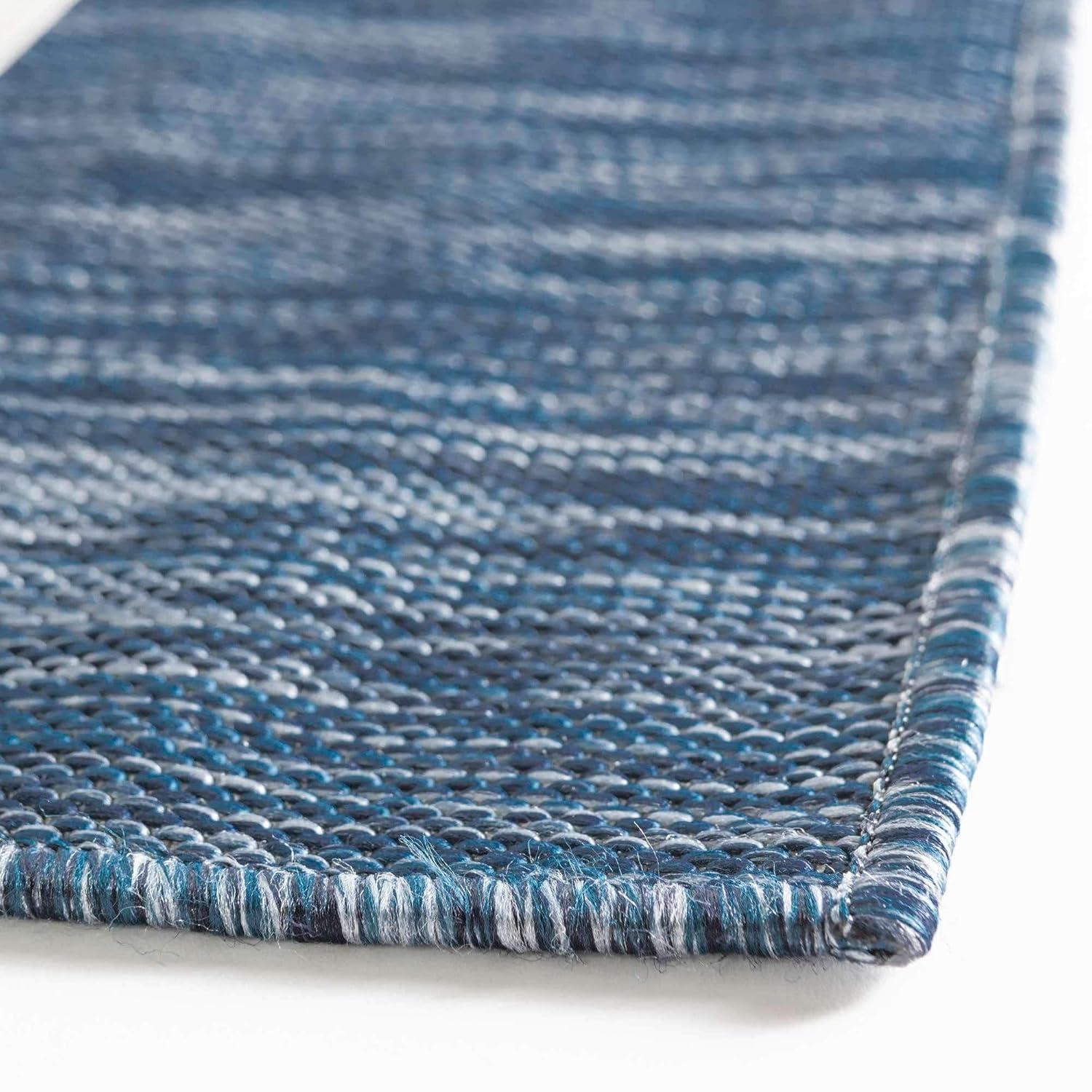 Jill Zarin Outdoor Collection Area Rug - Anguilla (3' 1" x 5' 3" Rectangle Blue/Ivory)