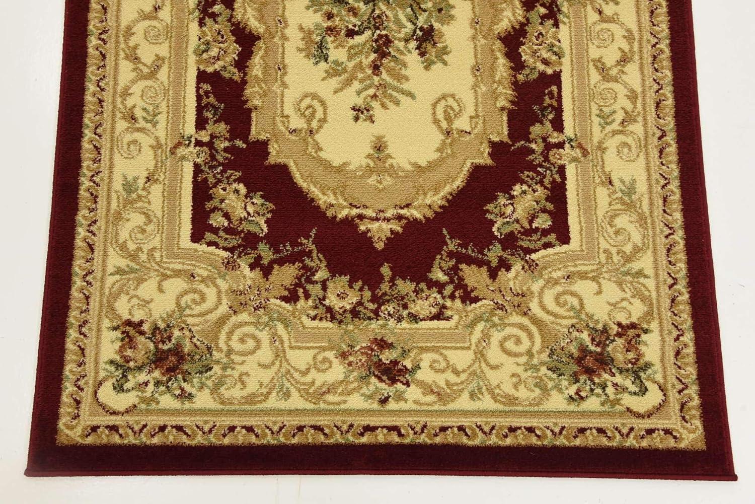 Unique Loom Versailles Collection Area Rug - Henry (3' 3" x 5' 3" Rectangle Red/Brown)