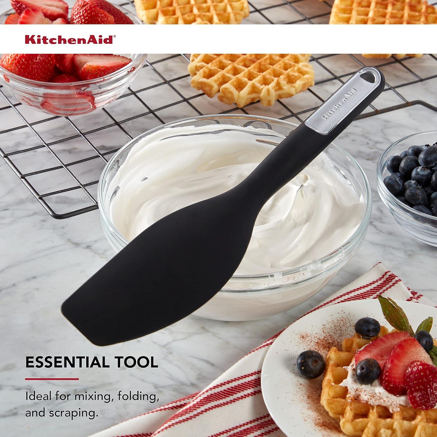 KitchenAid® Silicone Mixer Spatula, 12.6 inches, Onyx Black