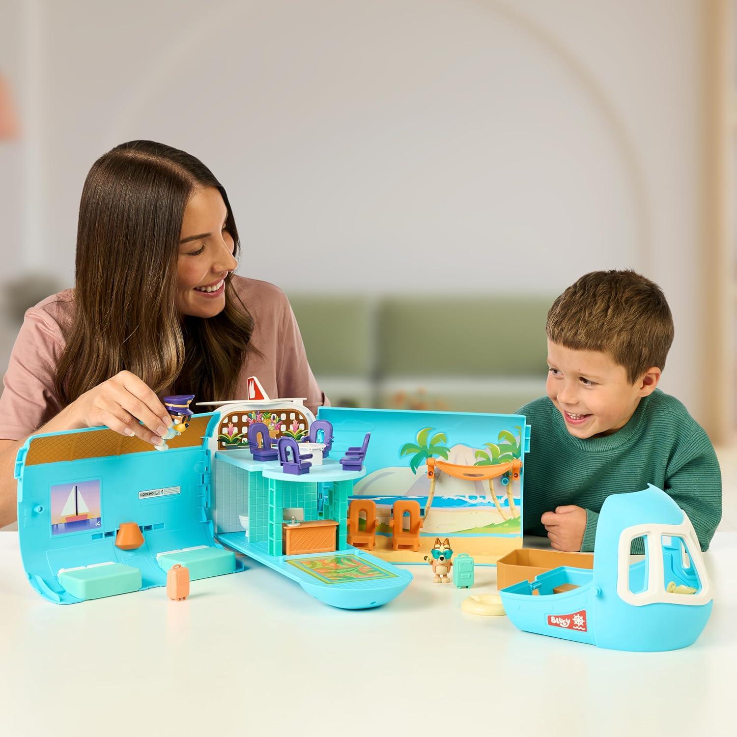 Bluey 3-in-1 Airplane Playset