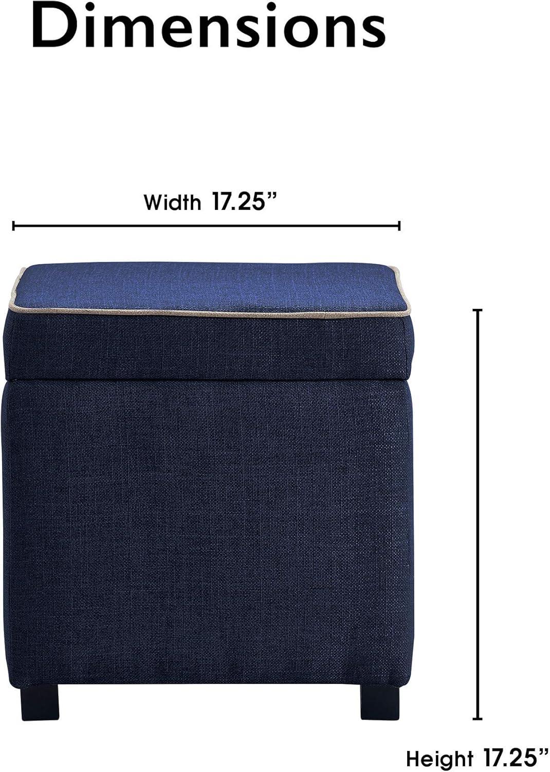 Tommy Hilfiger Tommy Hilfiger Morgan Modern Storage Ottoman Cube