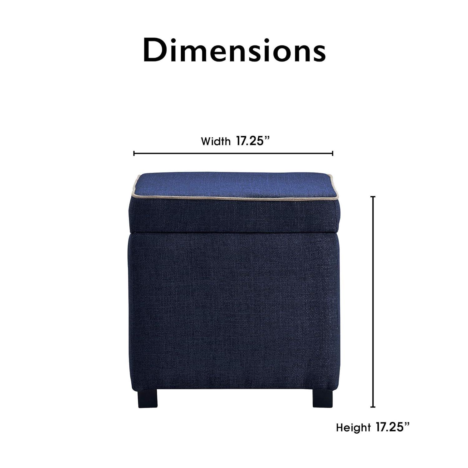 Tommy Hilfiger Tommy Hilfiger Morgan Modern Storage Ottoman Cube