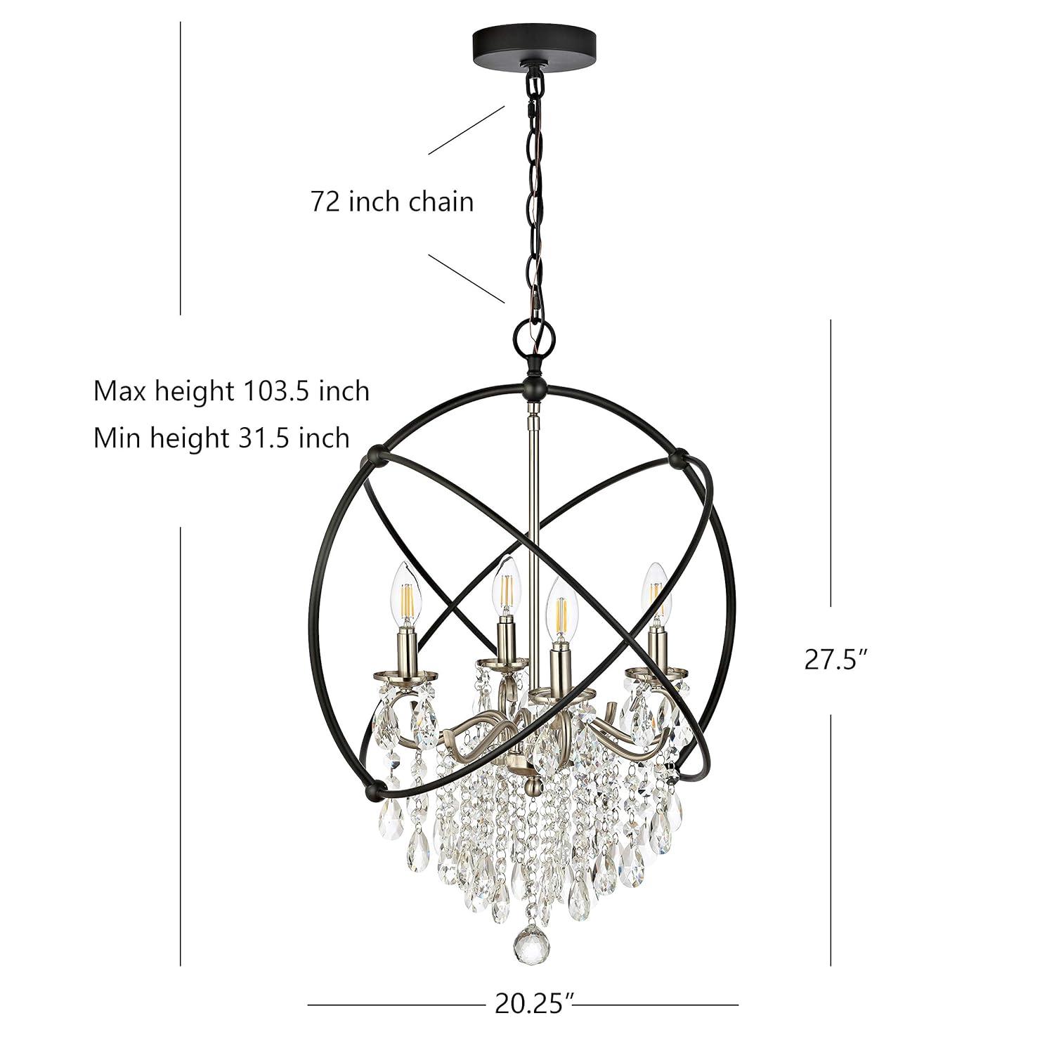 Sabina 4 Light 20.25" Pendant - PND4101 - Bronze - Safavieh