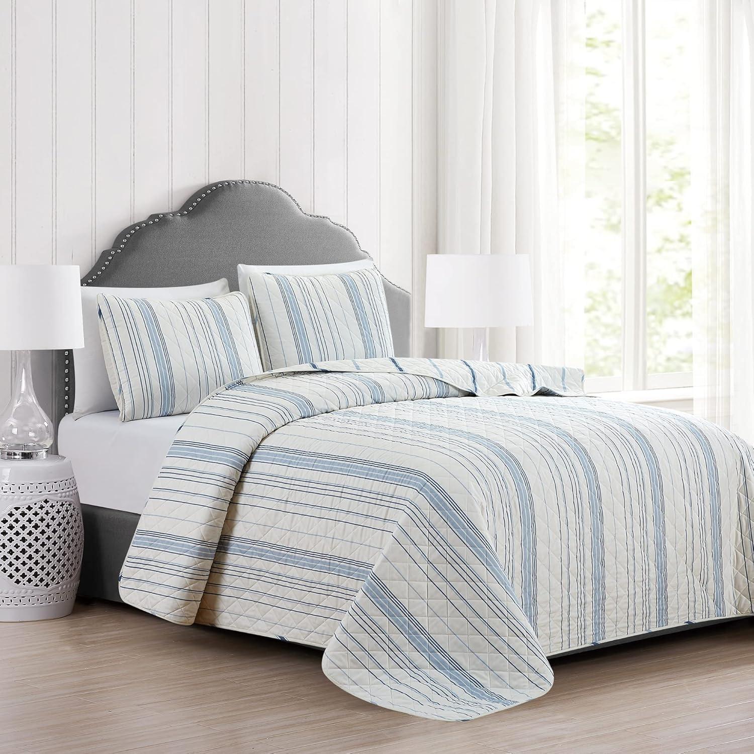 Market & Place Sofia No Striped Quilt Set