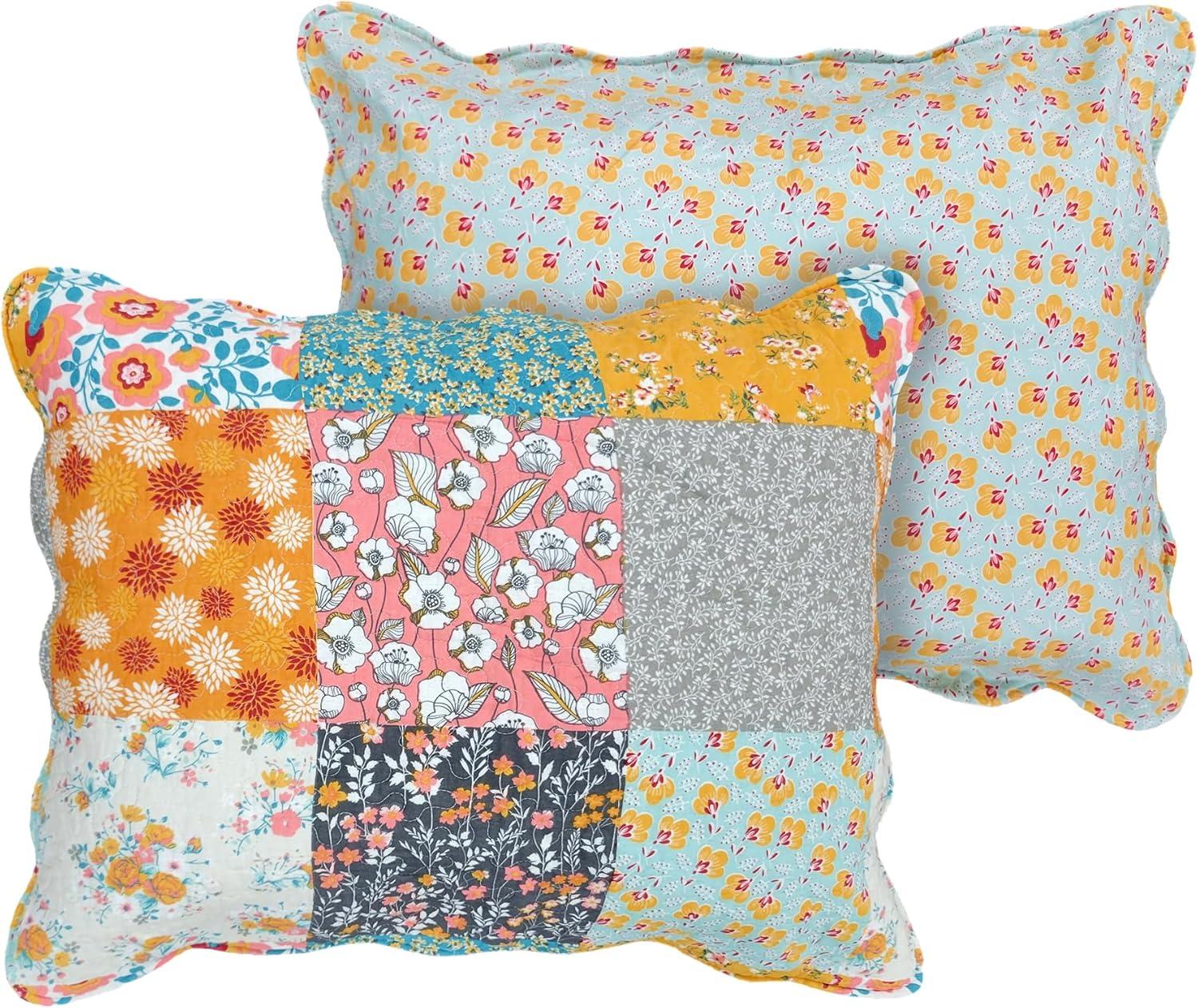 Barefoot Bungalow Carlie Reversible Quilted Pillow Sham