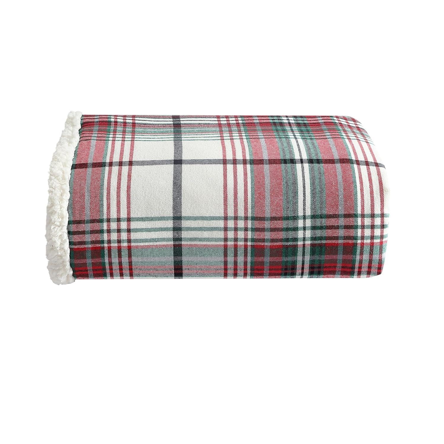 Eddie Bauer Printed Flannel/Sherpa Throw Blankets & Reviews | Wayfair