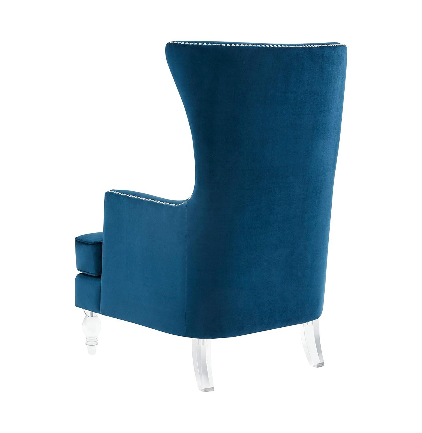Bree 73.914Cm Wide Velvet Wingback Chair
