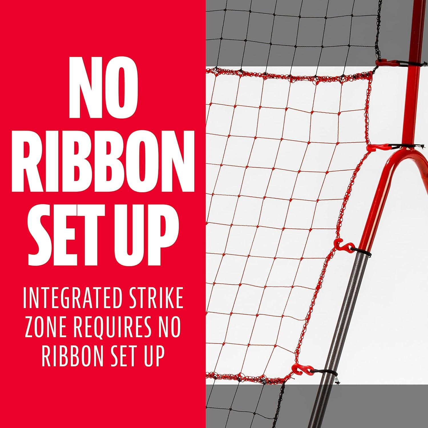 Franklin Sports Switch Hitter Baseball Pitching Target + Rebounder Net